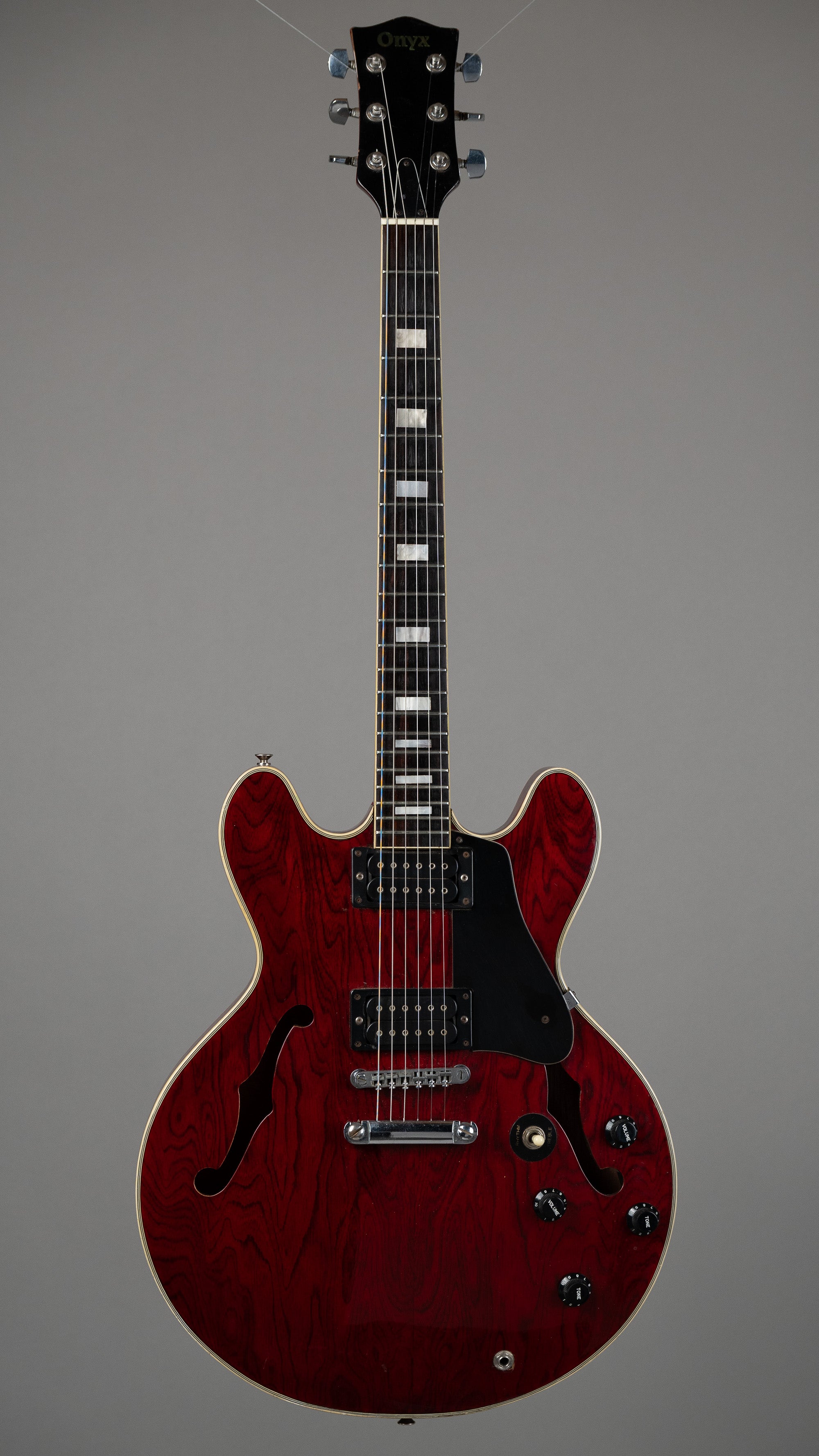 c1980s Onyx ES-335 Style (Korea, Cherry Red)