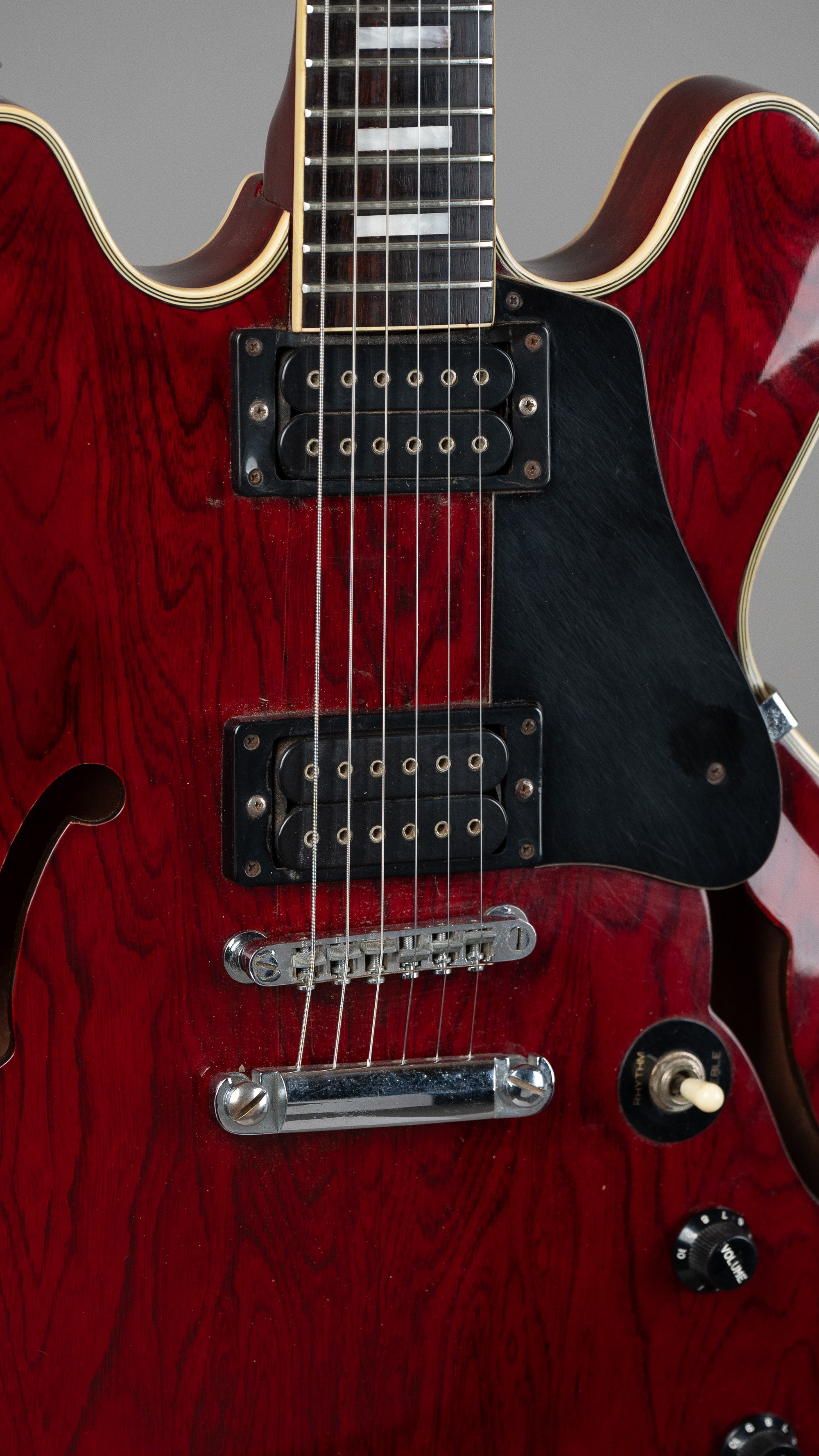 c1980s Onyx ES-335 Style (Korea, Cherry Red)