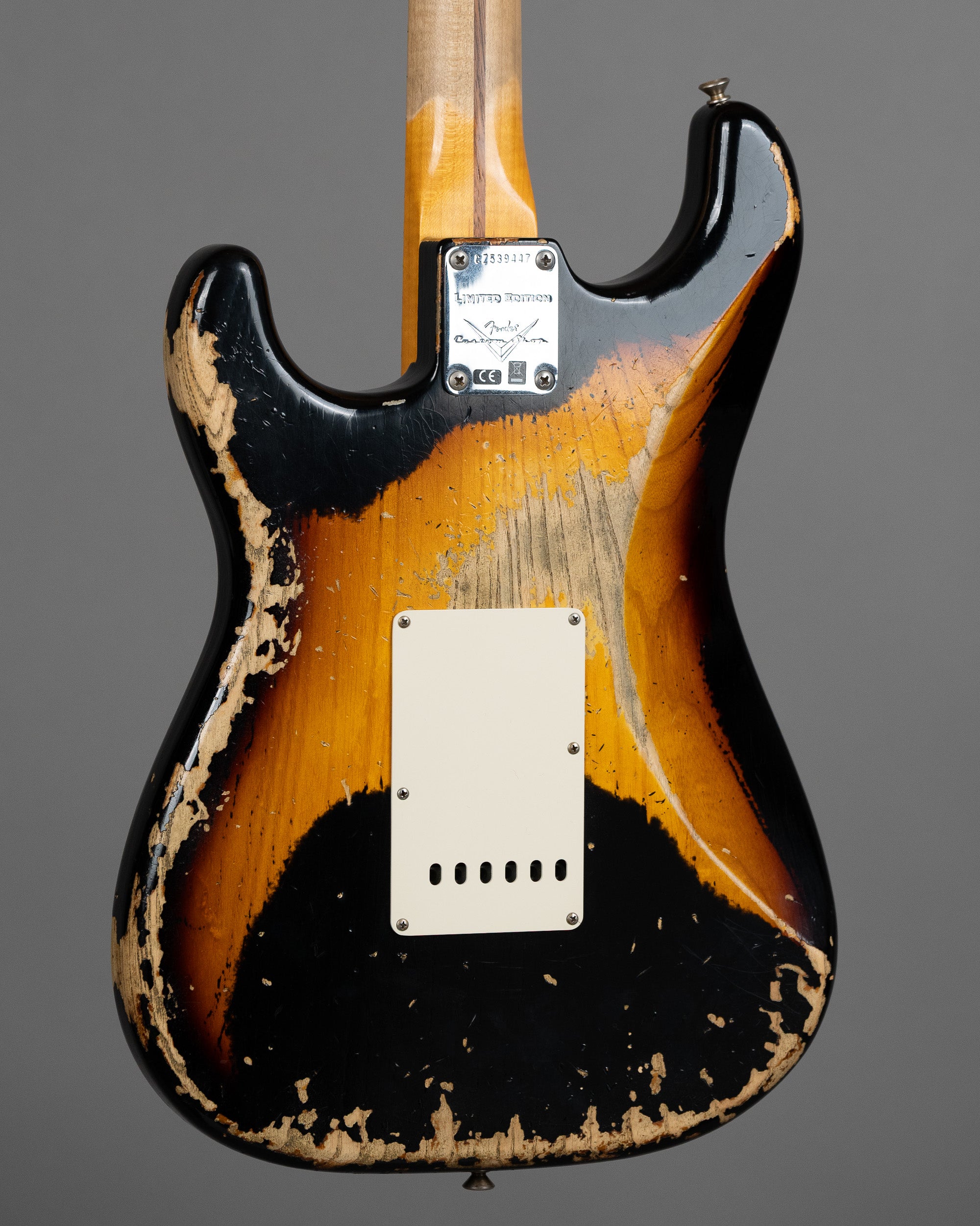 2018 Fender Custom Shop NAMM LTD '57 Stratocaster Heavy Relic (USA, Black Over Sunburst, OHSC)