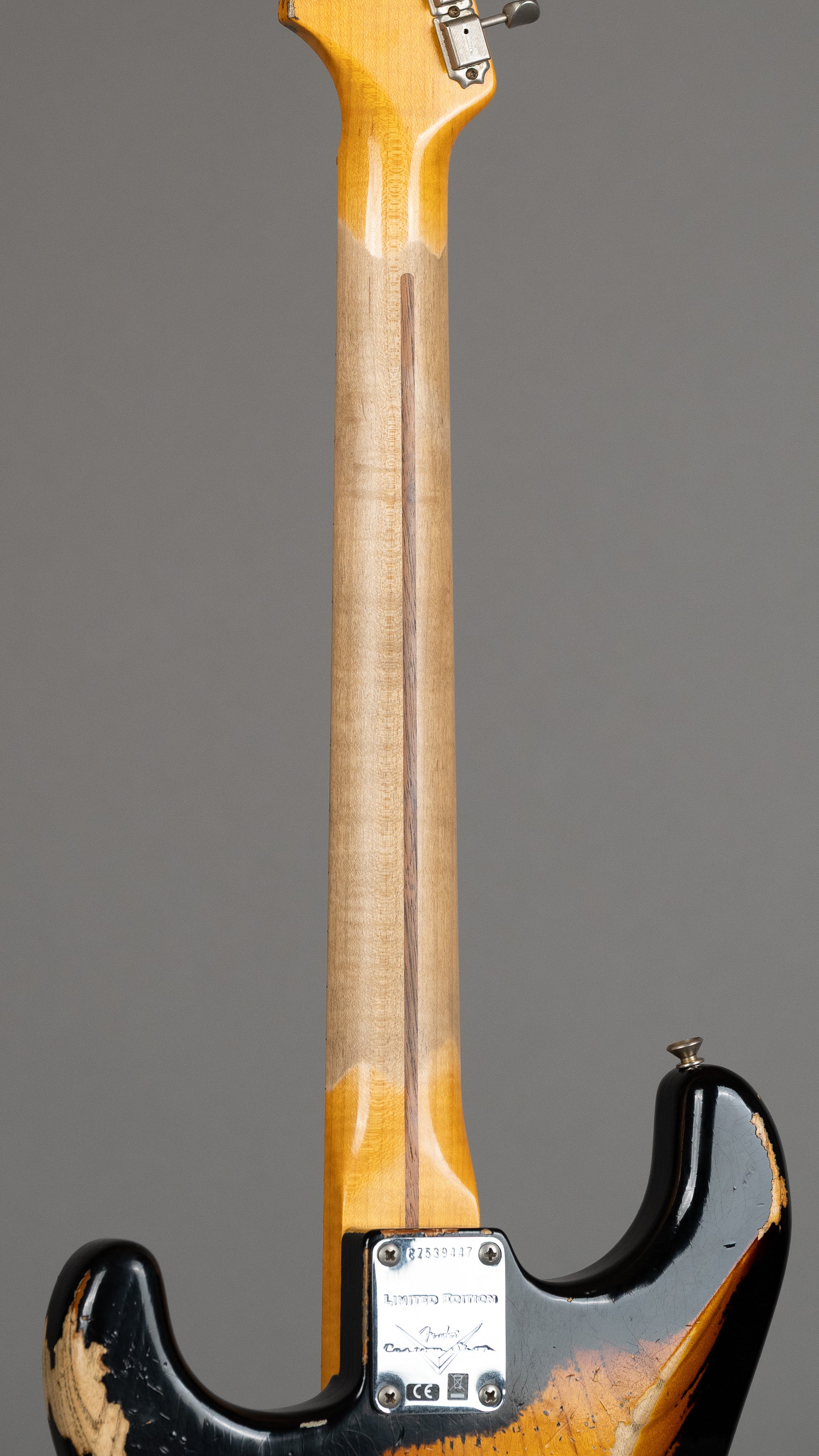 2018 Fender Custom Shop NAMM LTD '57 Stratocaster Heavy Relic (USA, Black Over Sunburst, OHSC)