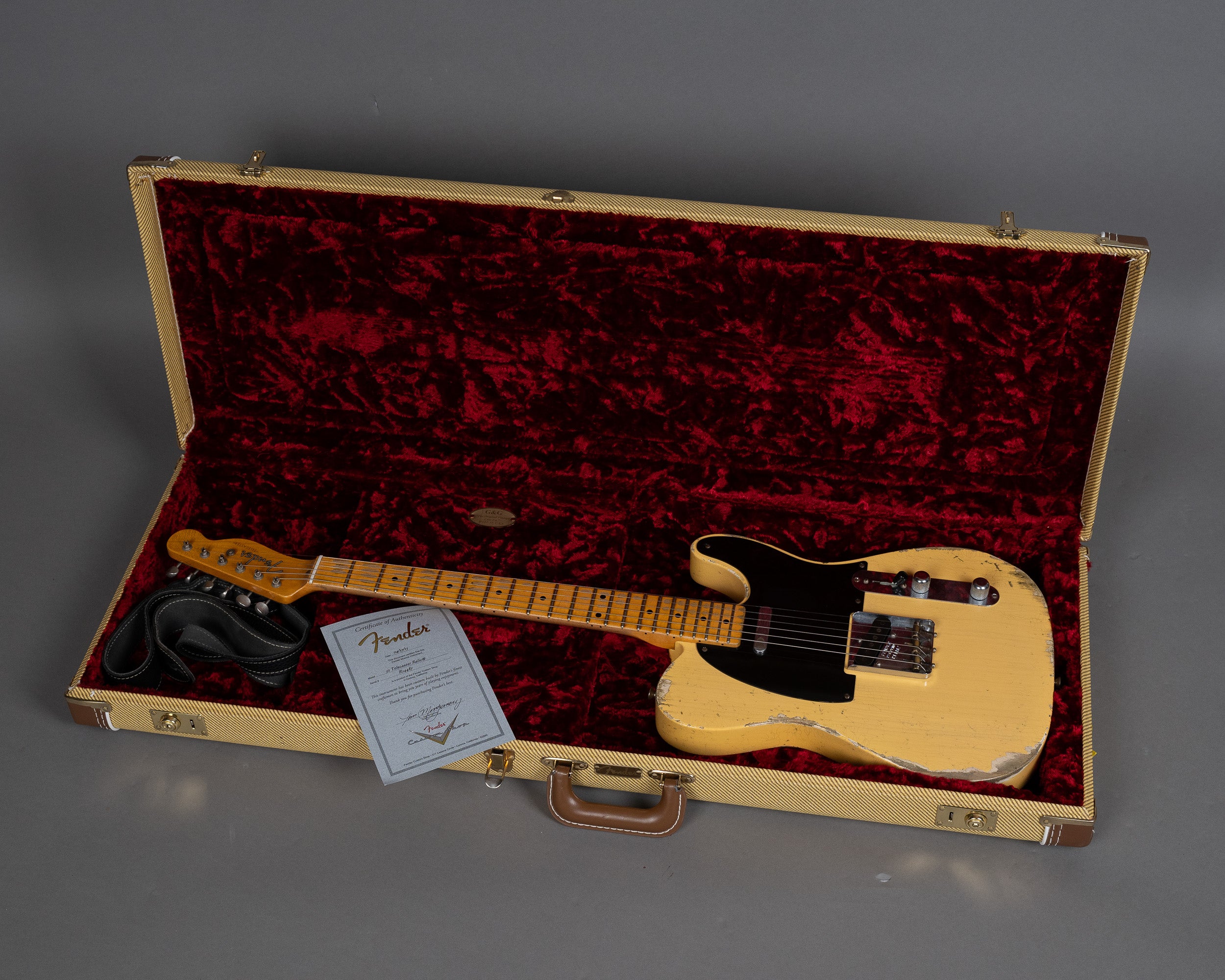 2015 Fender Custom Shop '52 Telecaster Relic (USA, Blonde, OHSC)