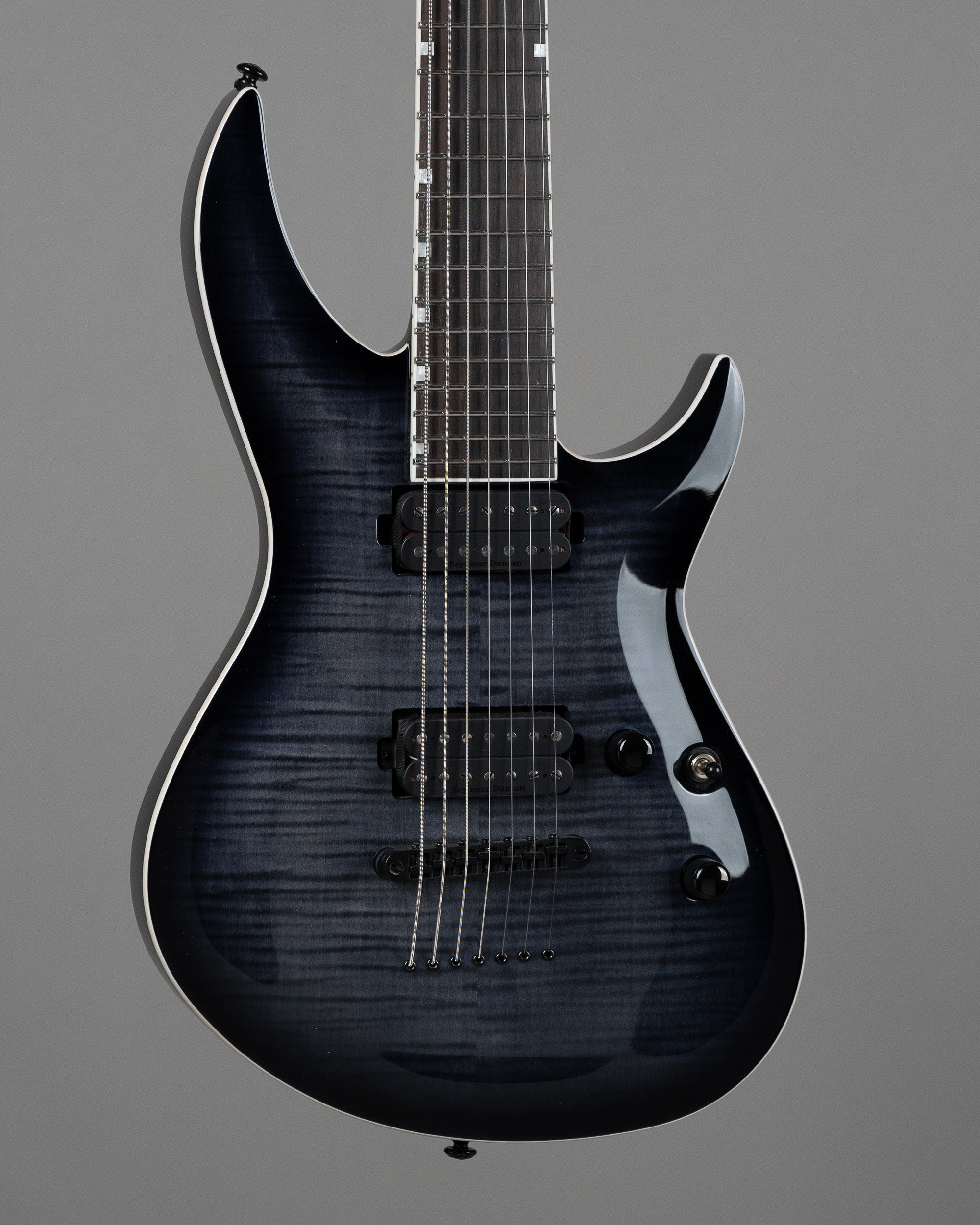 2022 LTD H3-1007B Baritone 7 String (Korea, Transparent Charcoal, Gig Bag)