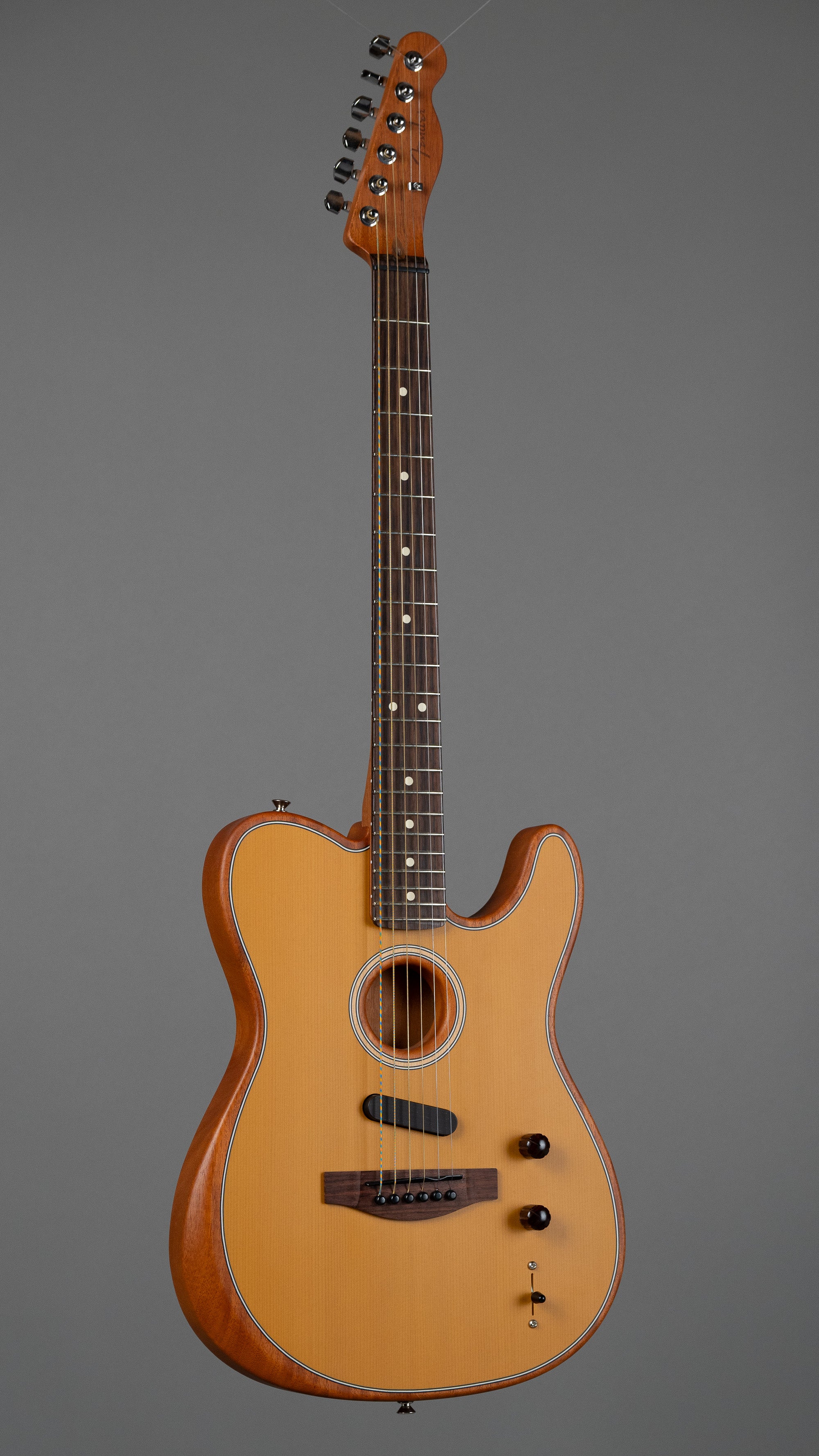 2022 Fender Acoustasonic Player Tele (Mexico, Butterscotch Blonde, Gig Bag)