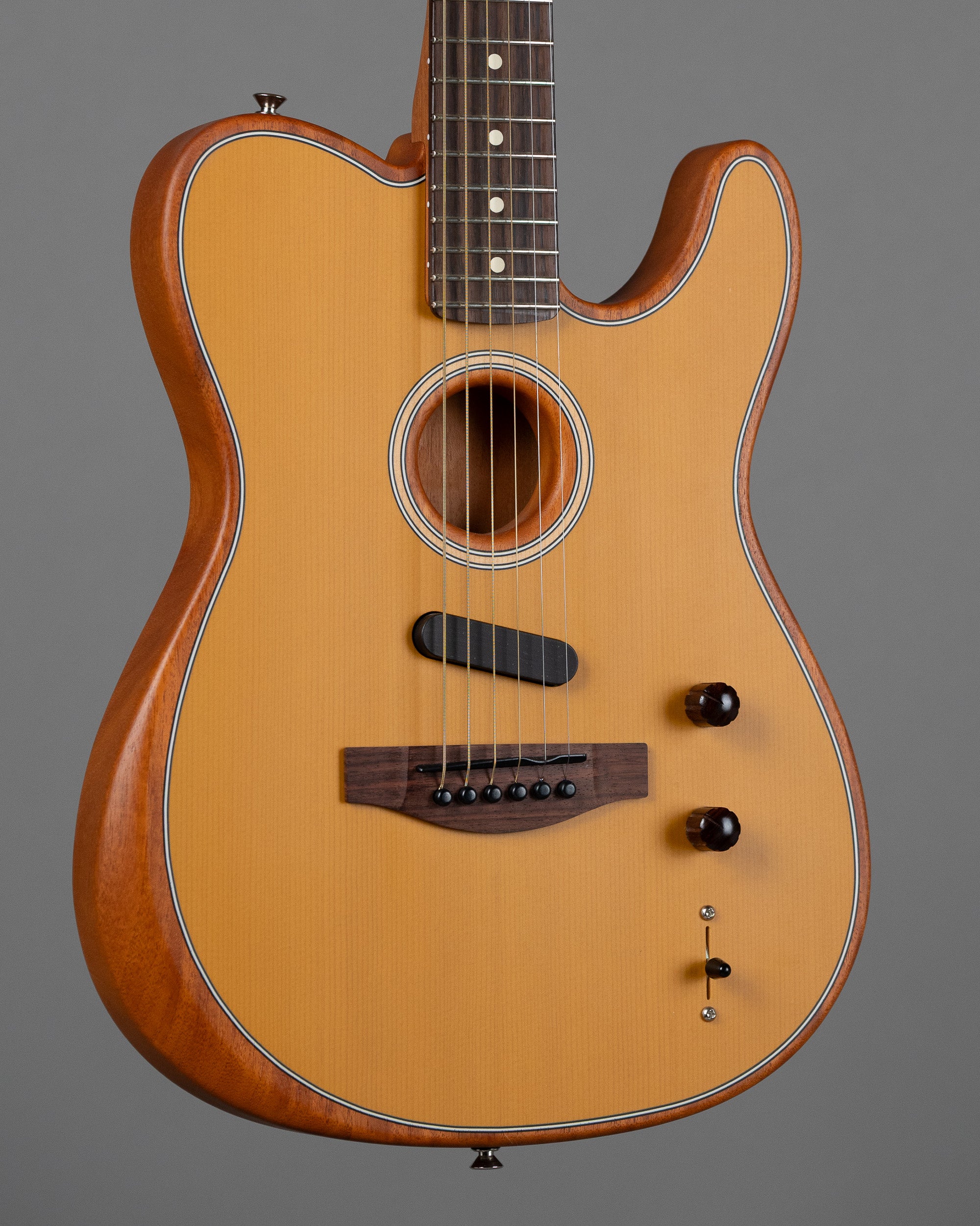 2022 Fender Acoustasonic Player Tele (Mexico, Butterscotch Blonde, Gig Bag)