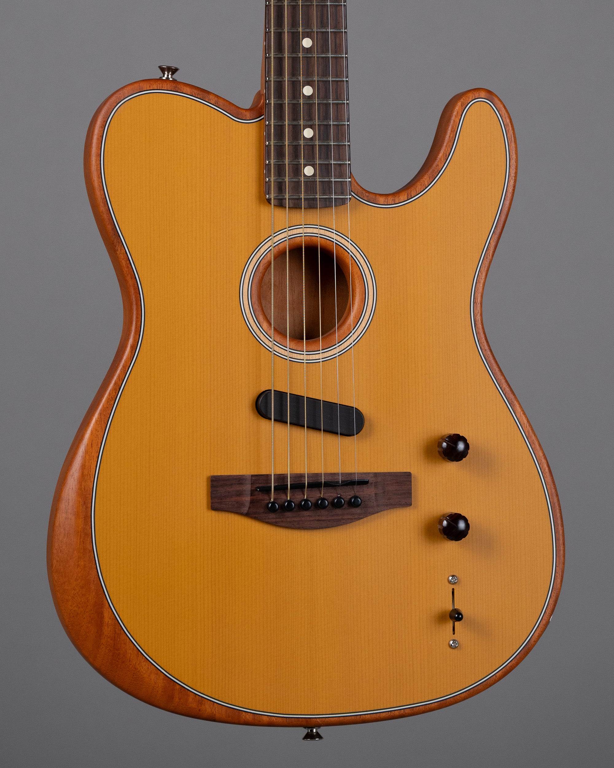 2022 Fender Acoustasonic Player Tele (Mexico, Butterscotch Blonde, Gig Bag)