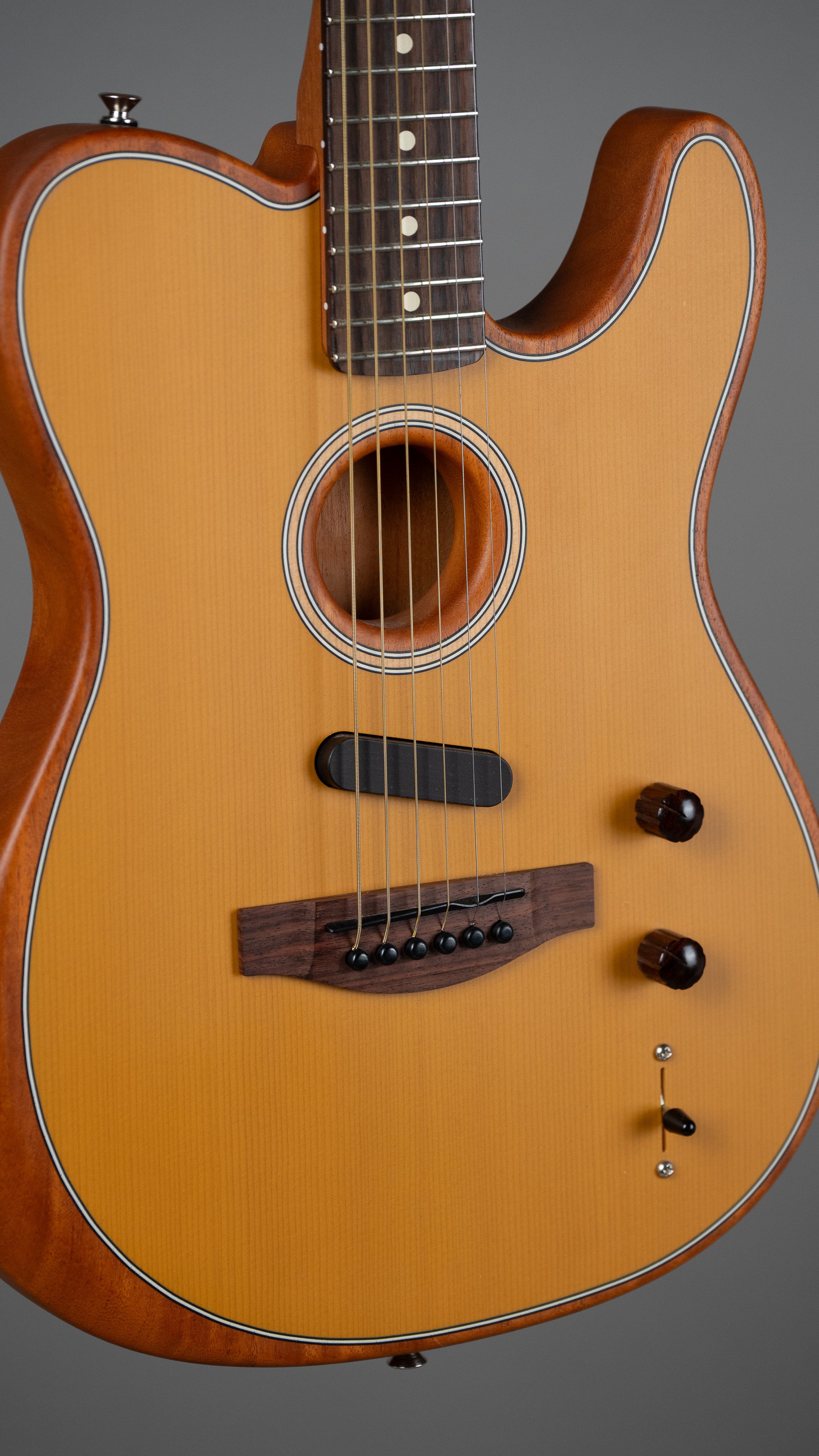 2022 Fender Acoustasonic Player Tele (Mexico, Butterscotch Blonde, Gig Bag)