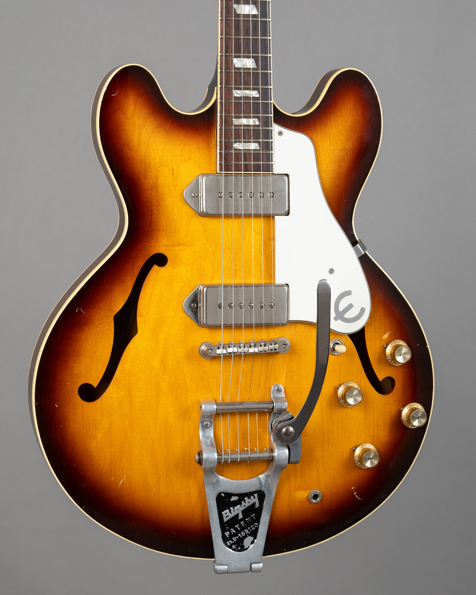 1996 Epiphone Casino (Japan, Sunburst Lacquer, Epiphone HSC)