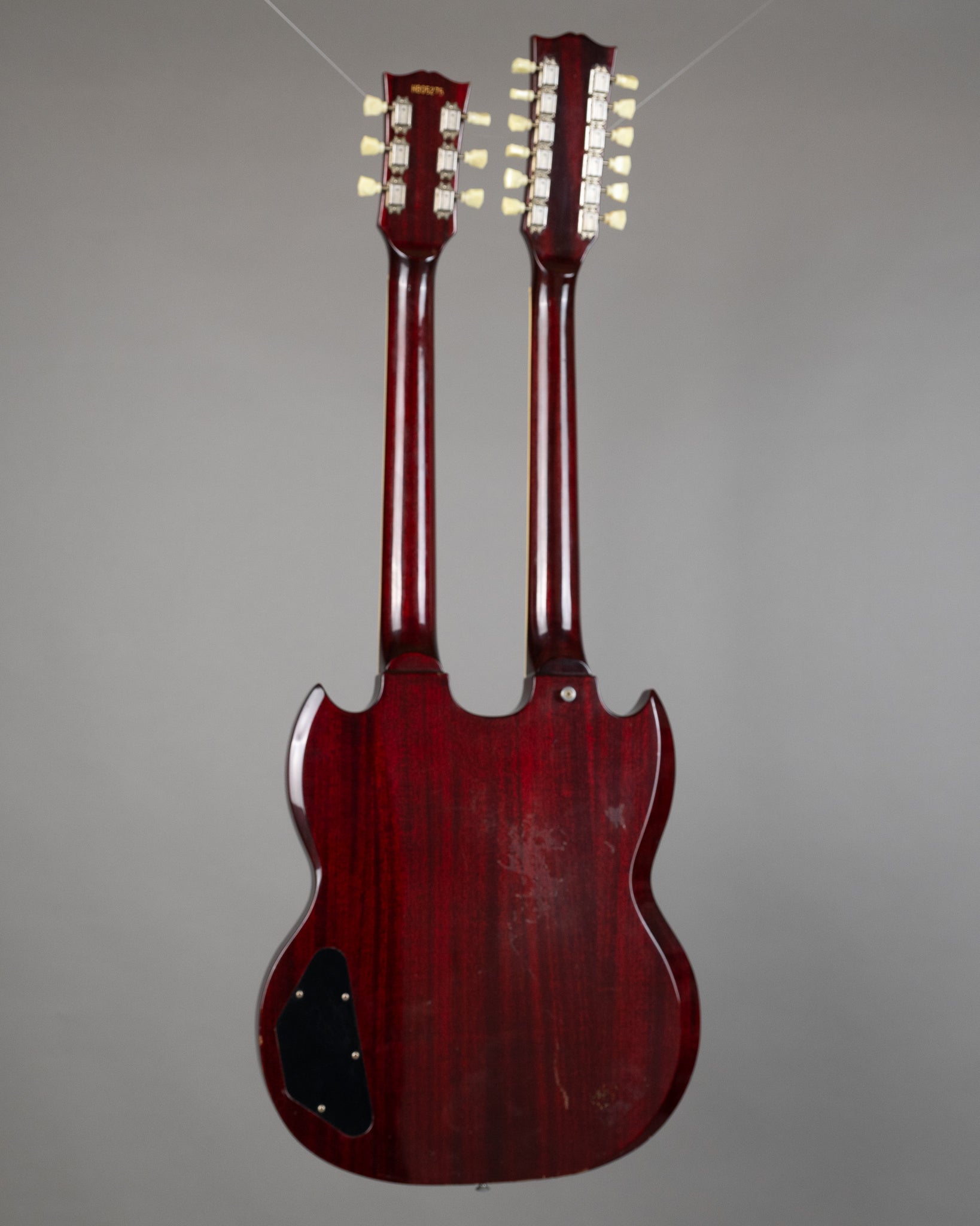 1980 Greco SGW-1300 Double Neck SG (Japan, Cherry, OHSC)
