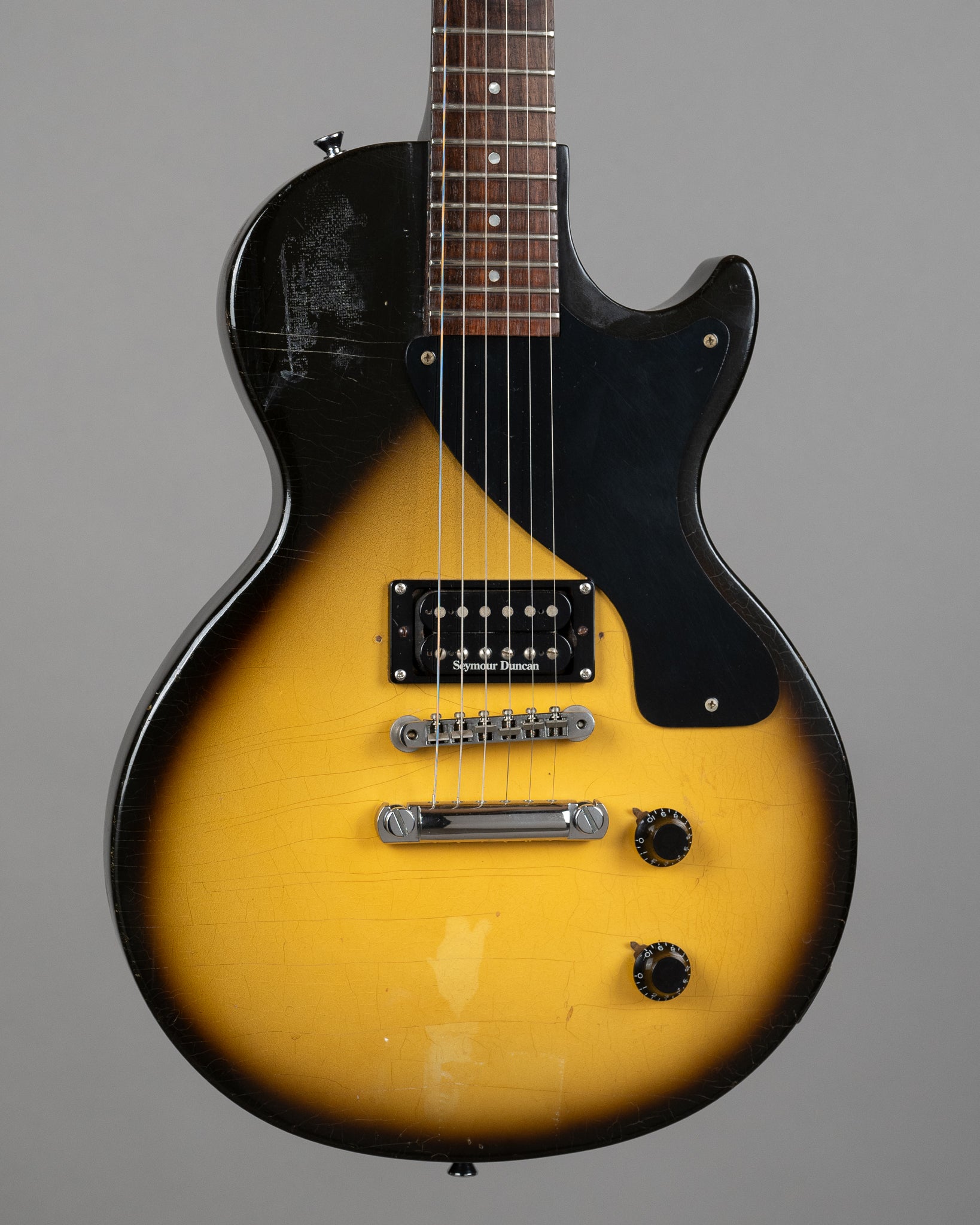 1991 Les Paul Junior (USA, Smokeburst, Humbucker Mod)