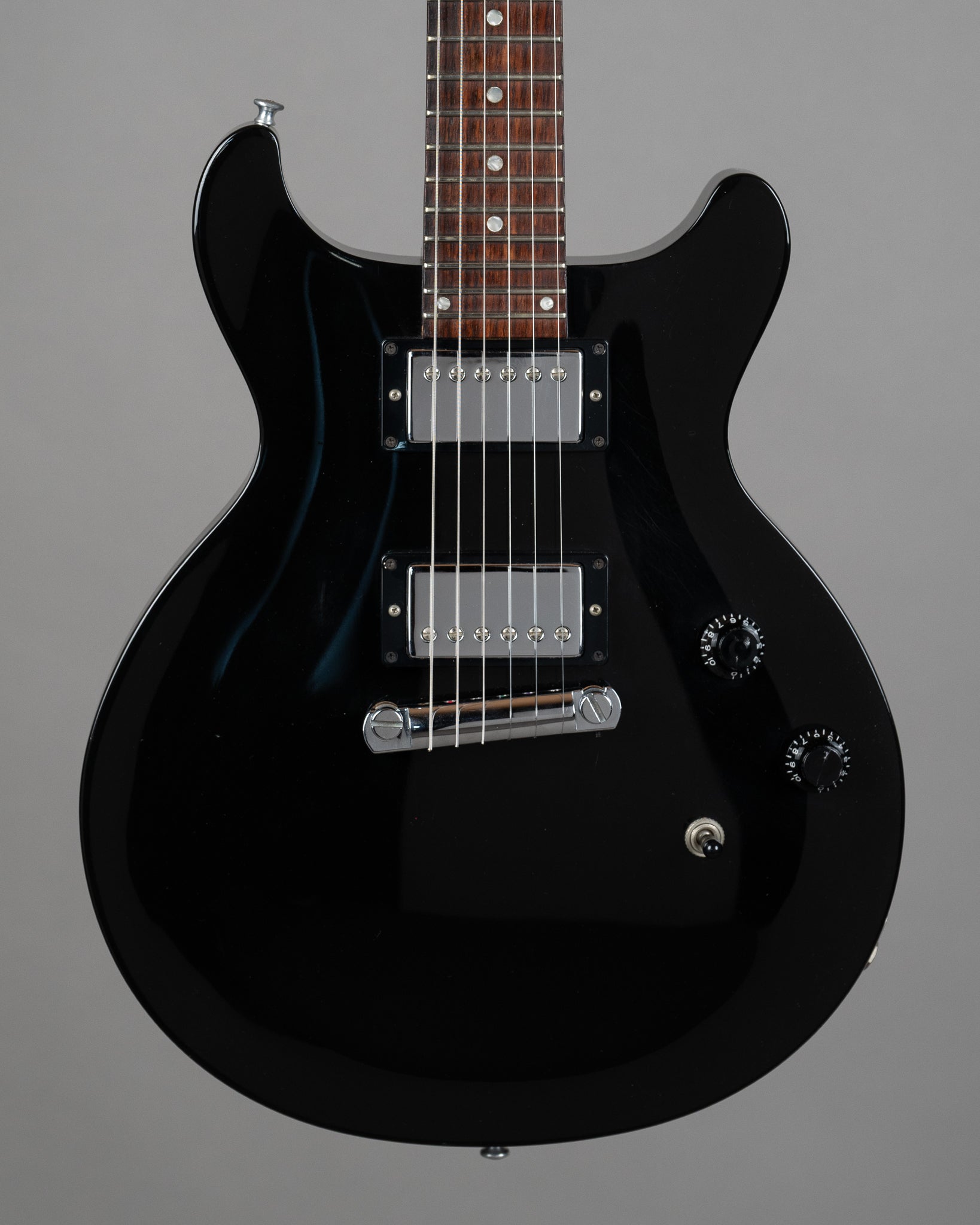 1997 Gibson Les Paul Studio DC Double Cut (USA, Ebony, OHSC)