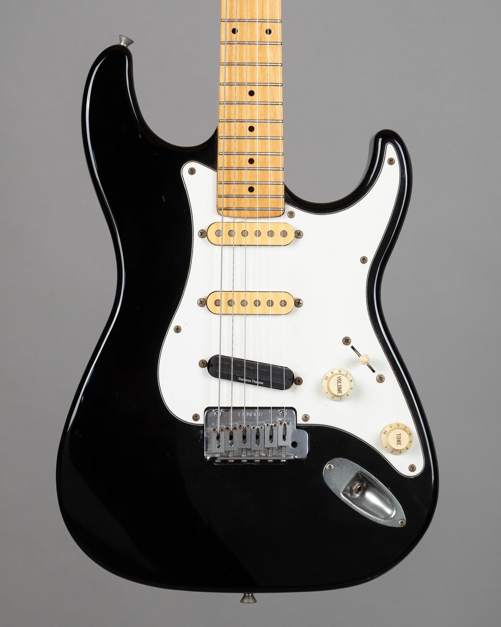1989 Fender STS-550 Short Scale Stratocaster (Japan, Black)