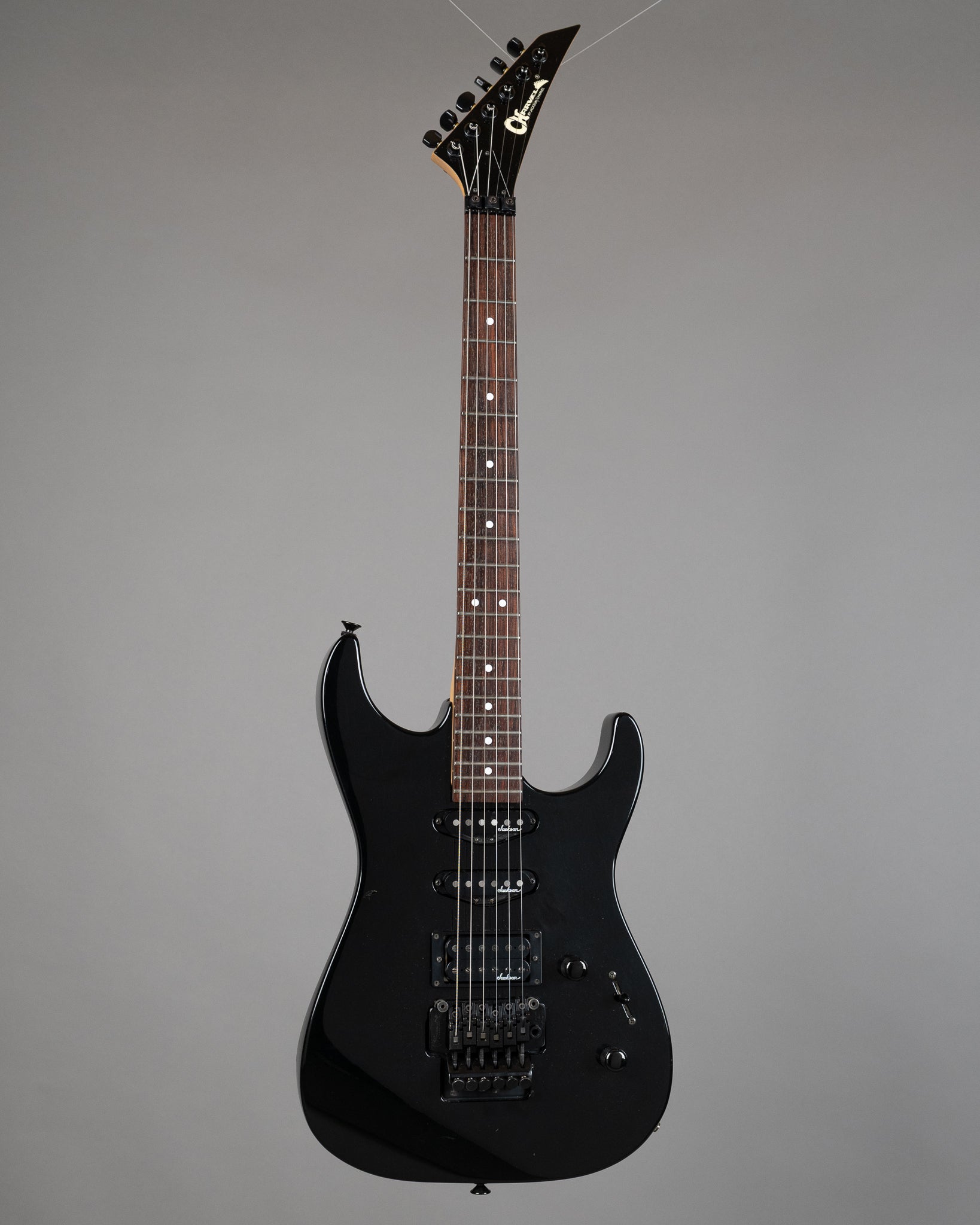 1989 Charvel Model 3 HSS (Japan, Black, Gig Bag)