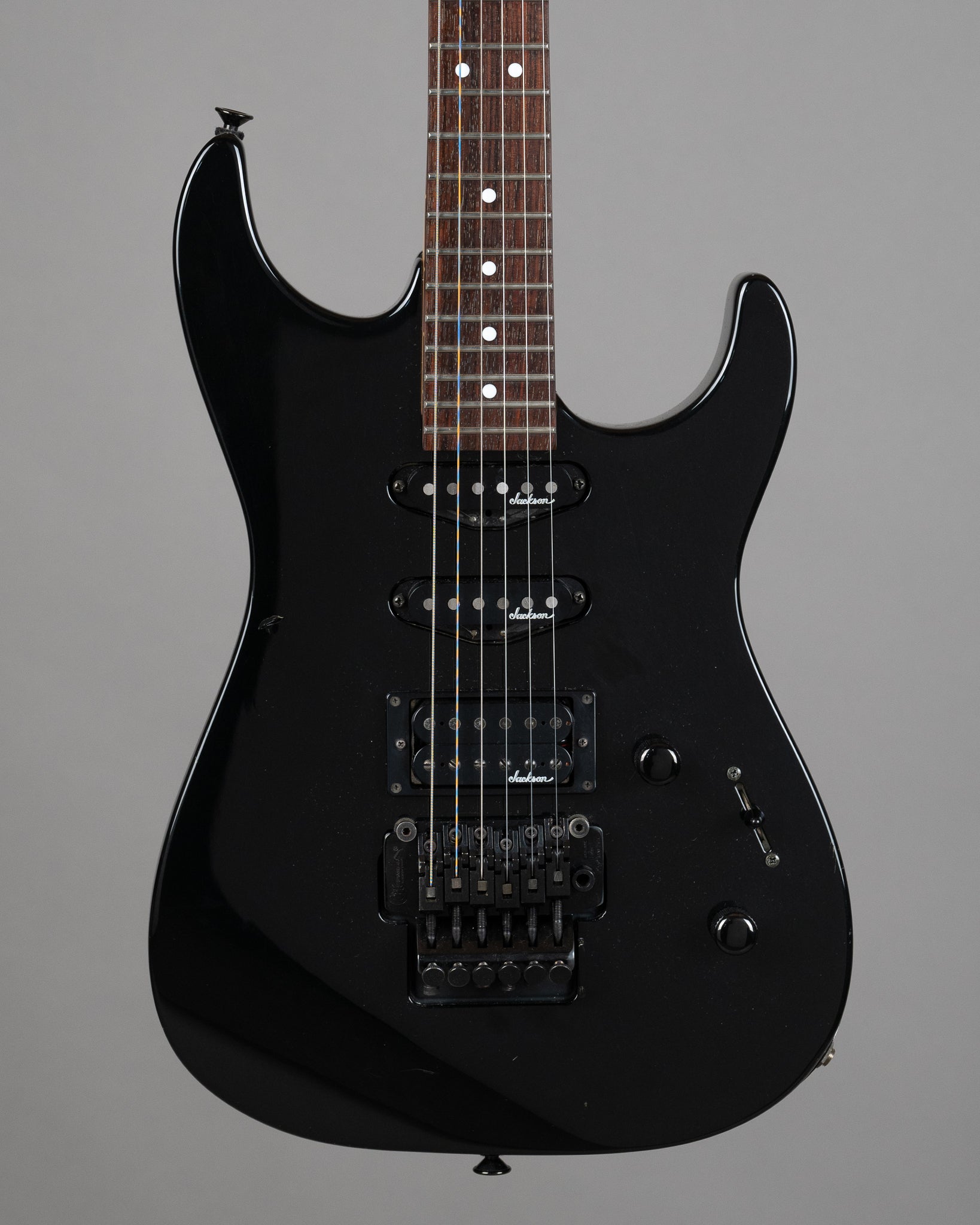 1989 Charvel Model 3 HSS (Japan, Black, Gig Bag)