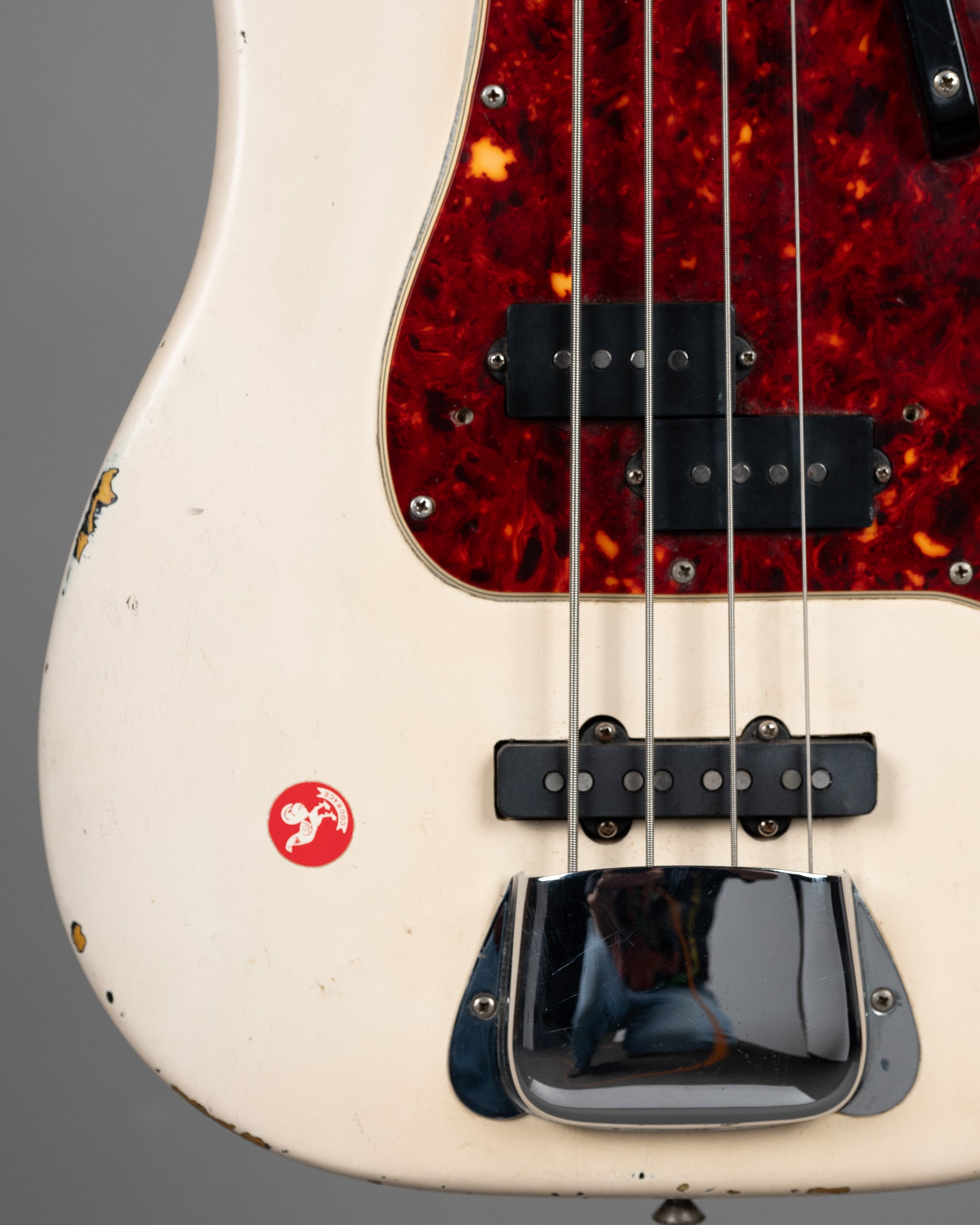 1968 Fender Precision Bass (USA, Olympic White, HSC)
