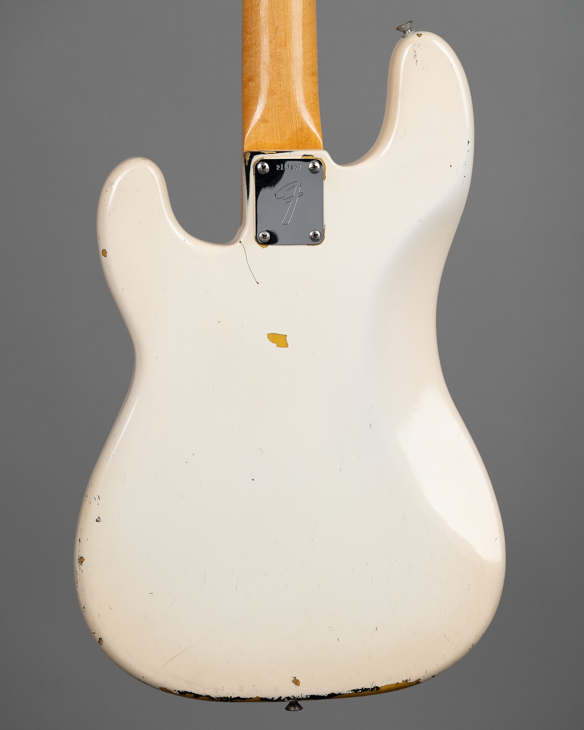 1968 Fender Precision Bass (USA, Olympic White, HSC)