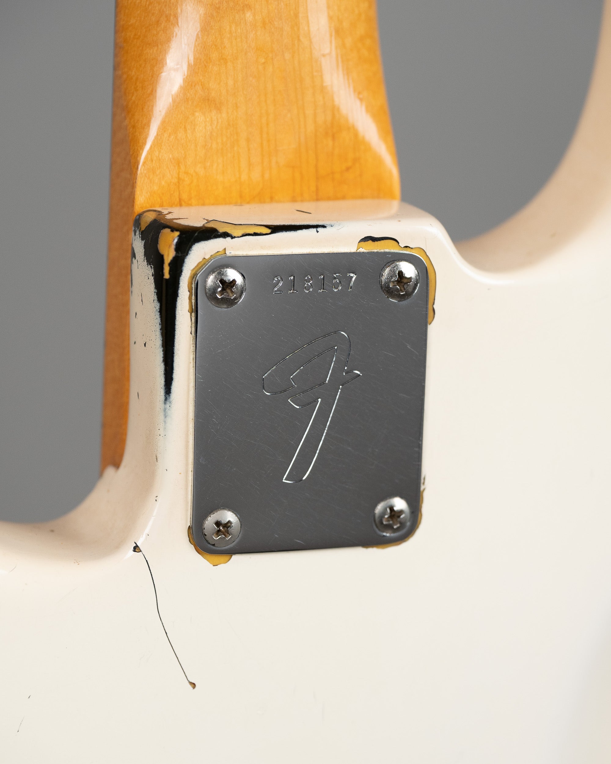 1968 Fender Precision Bass (USA, Olympic White, HSC)