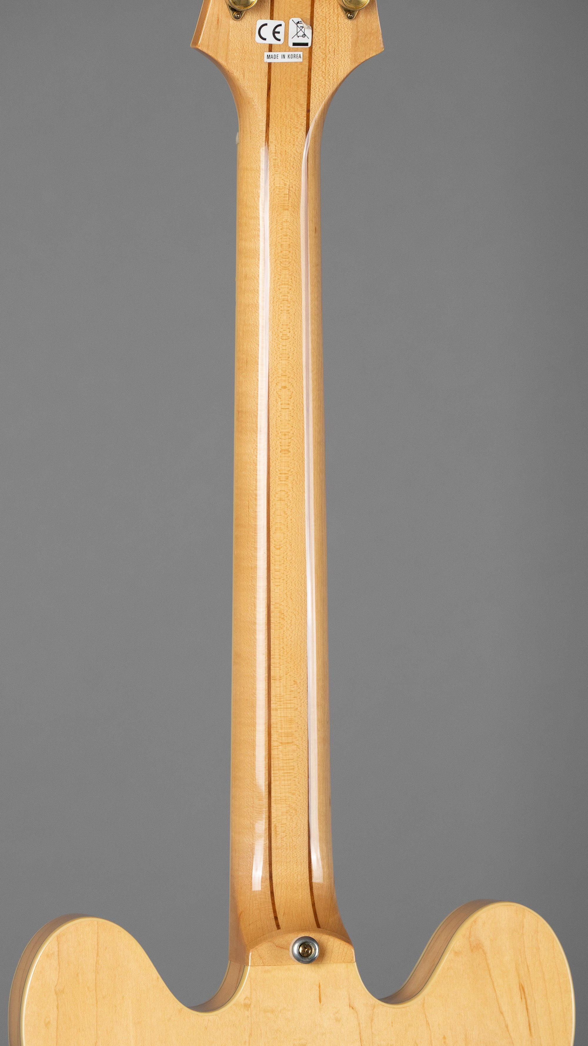 2007 Epiphone Sheraton II (Natural Gloss, Korea, Seymour Duncan Pickups, Hiscox Case)