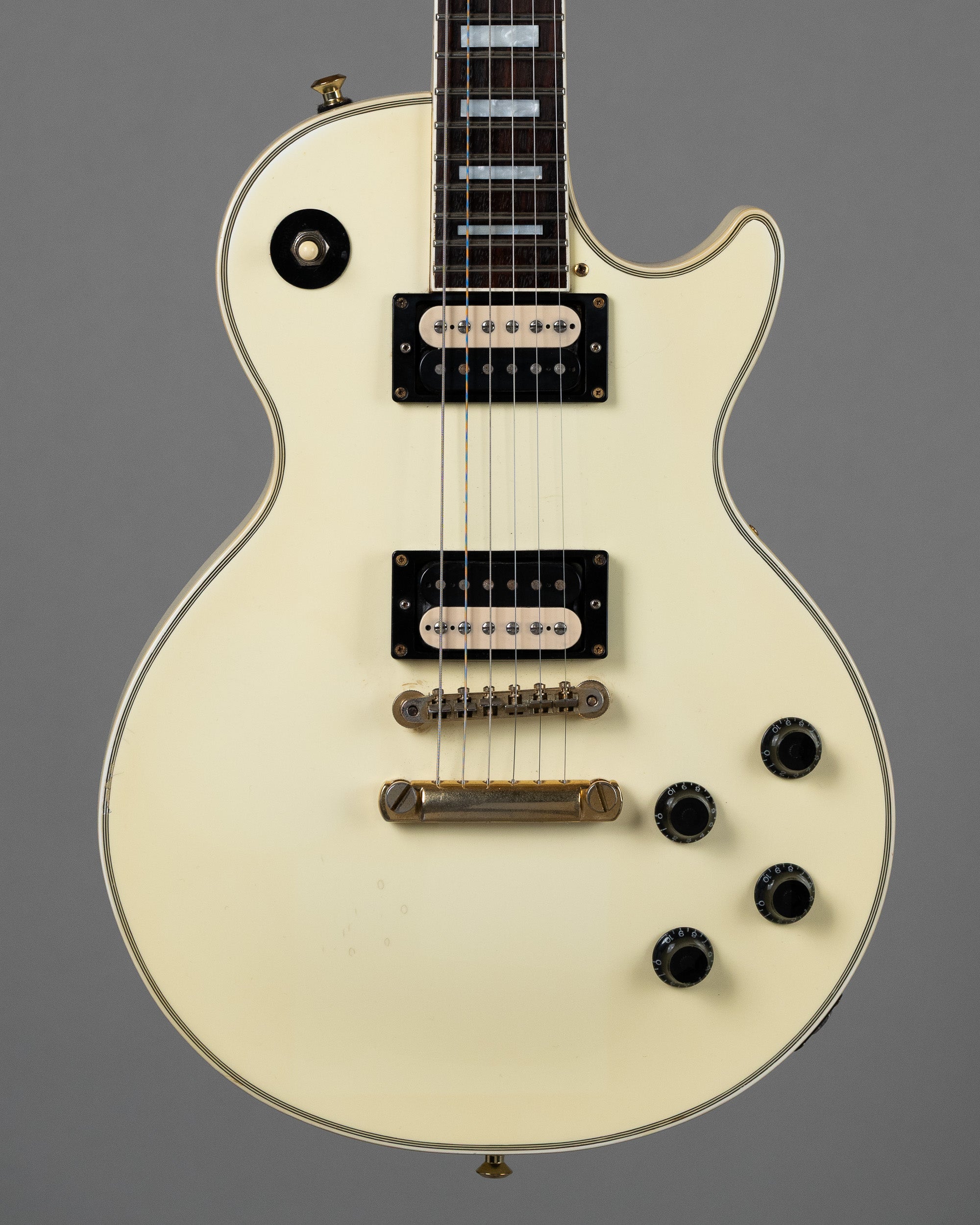 c1996 Epiphone Les Paul Custom Yamano Gakki (Japan, White, HSC)