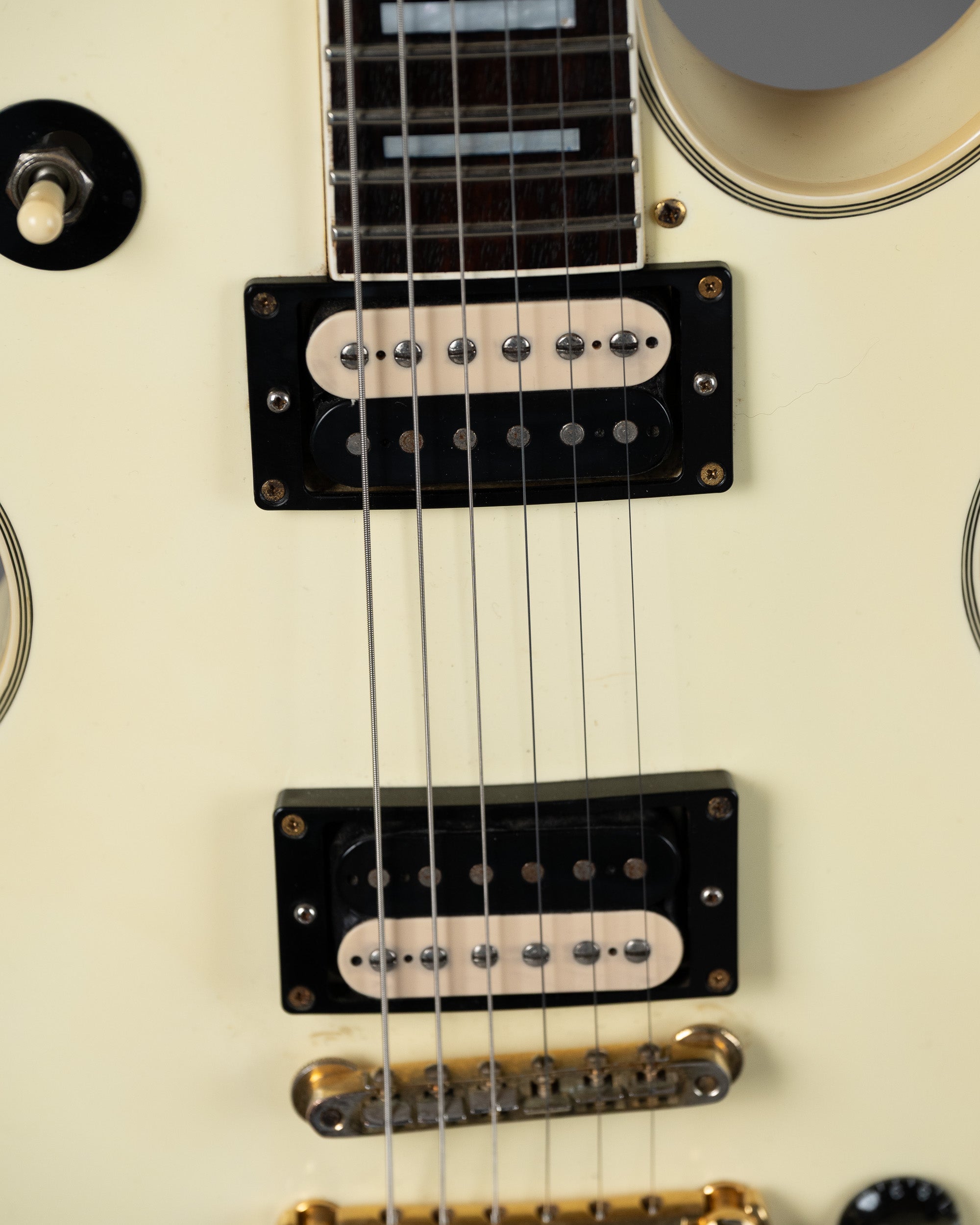 c1996 Epiphone Les Paul Custom Yamano Gakki (Japan, White, HSC)