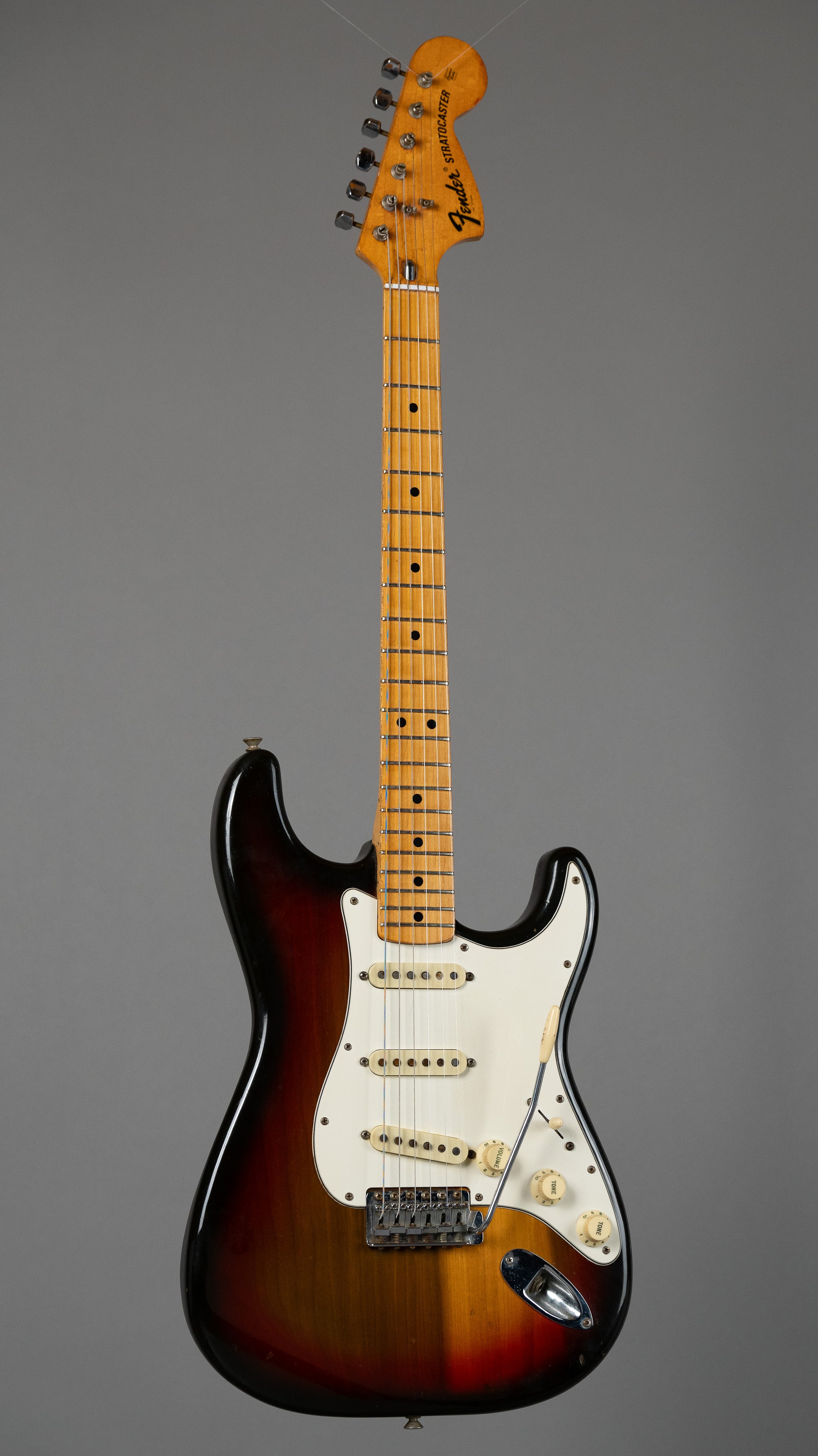 1974 Fender Stratocaster (USA, Poplar Body, Sunburst, OHSC)