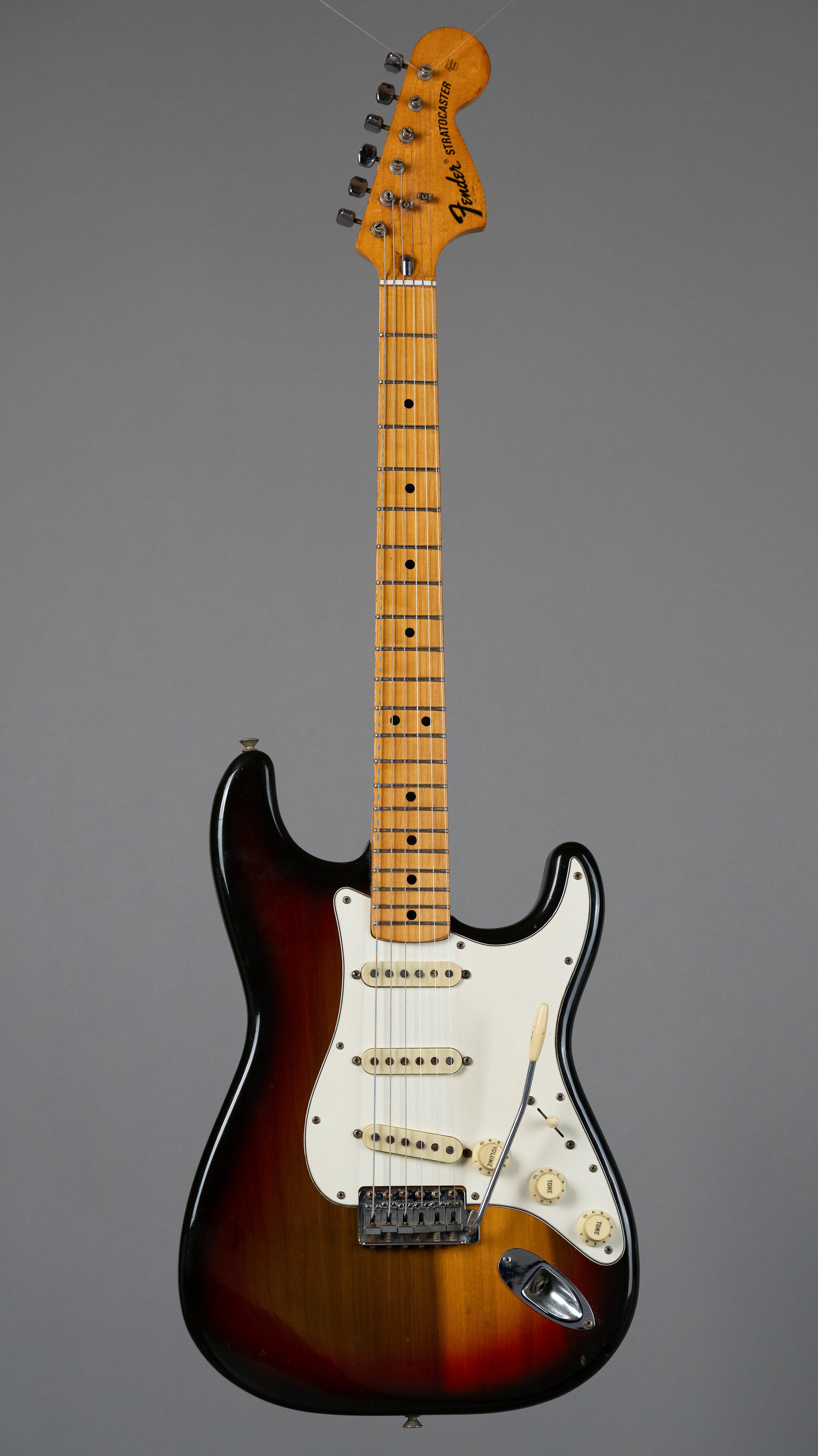 1974 Fender Stratocaster (USA, Poplar Body, Sunburst, OHSC)