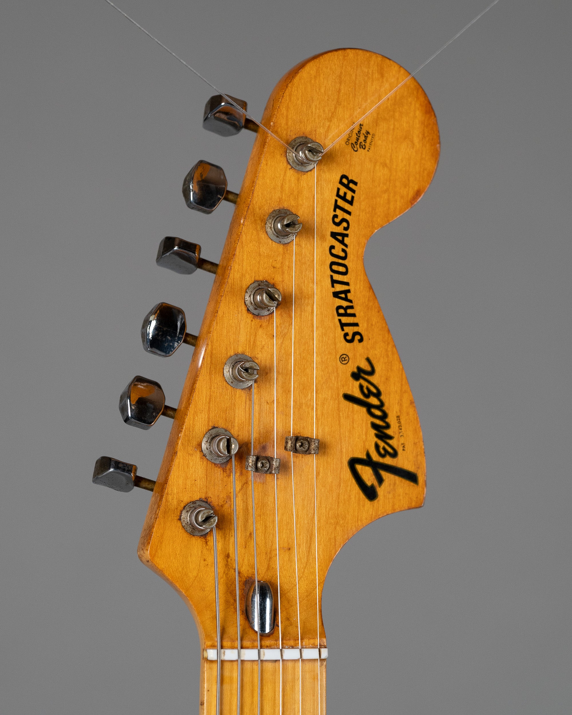 1974 Fender Stratocaster (USA, Poplar Body, Sunburst, OHSC)