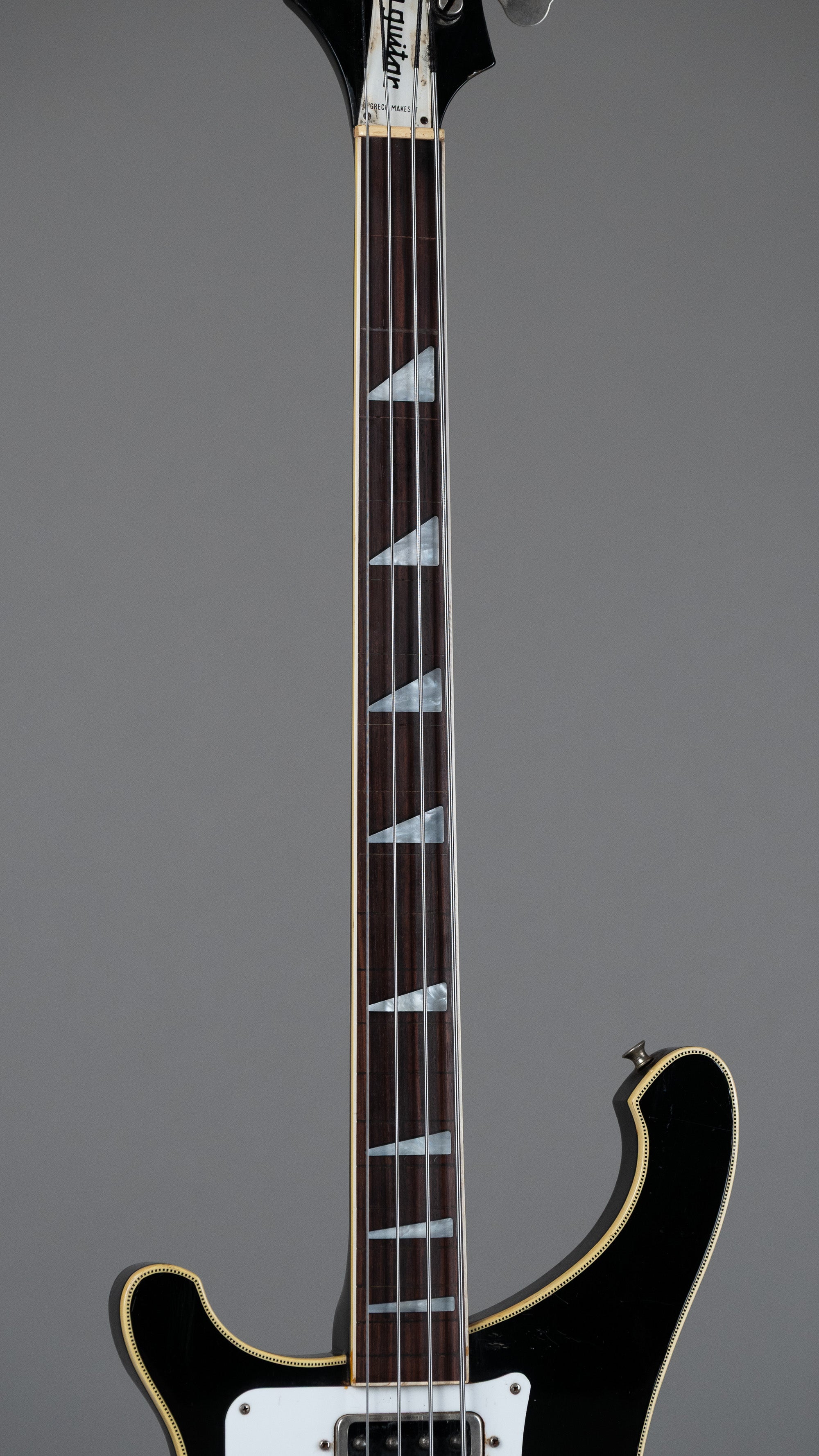 1979 Greco 'Rickenbacker 4001 Copy' Bass (Japan, Left Handed, Black, Fretless)