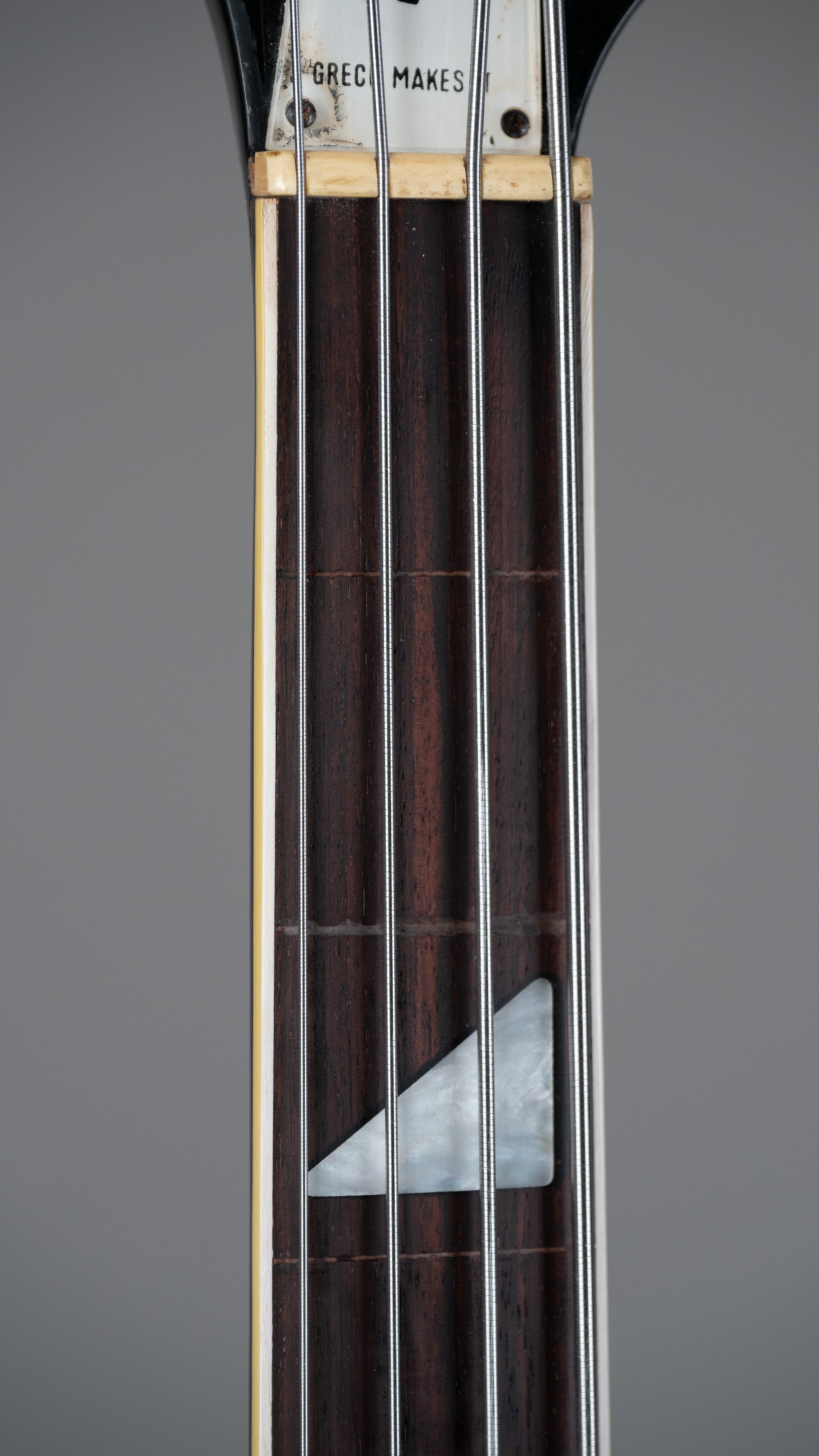 1979 Greco 'Rickenbacker 4001 Copy' Bass (Japan, Left Handed, Black, Fretless)