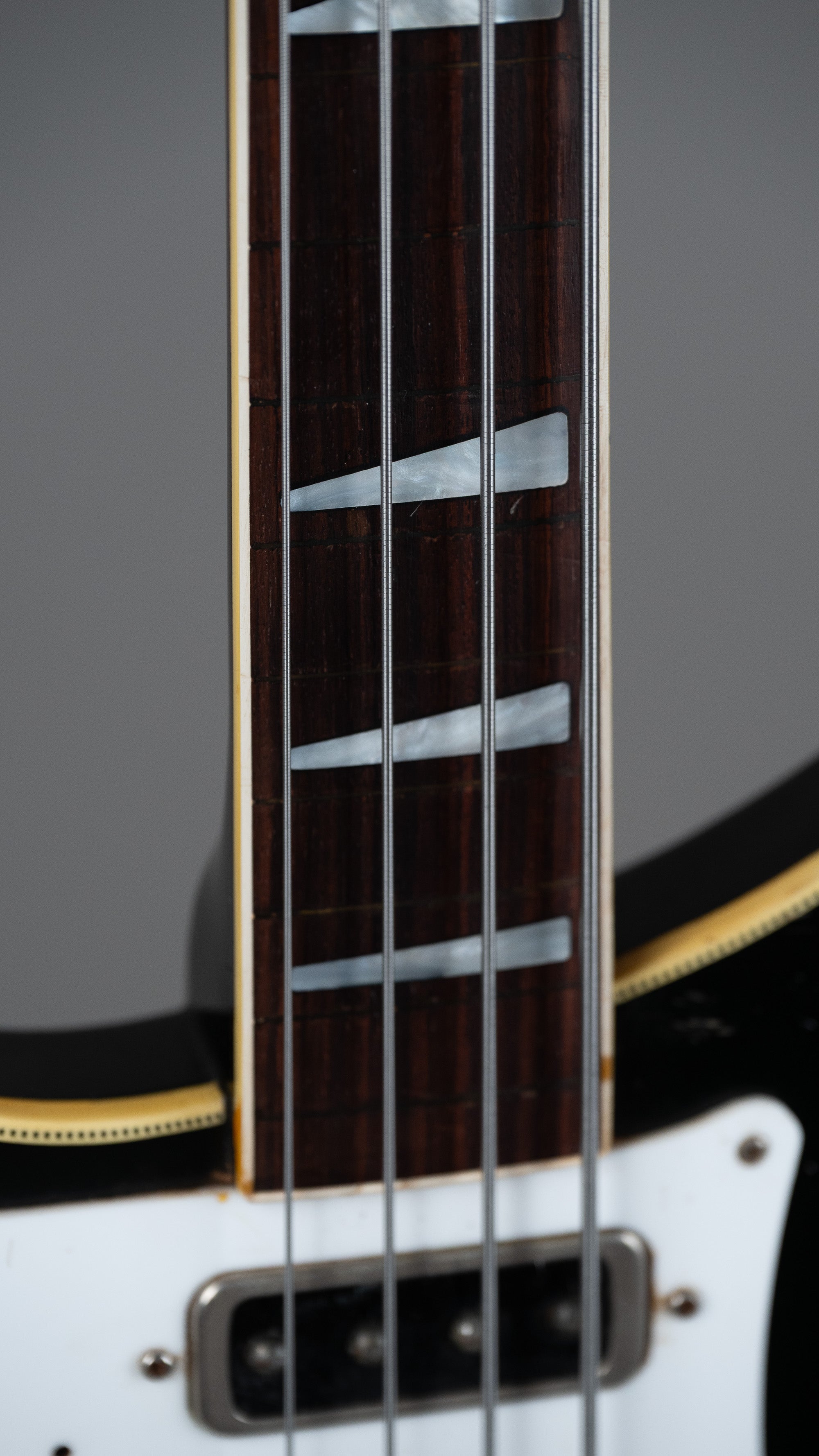 1979 Greco 'Rickenbacker 4001 Copy' Bass (Japan, Left Handed, Black, Fretless)