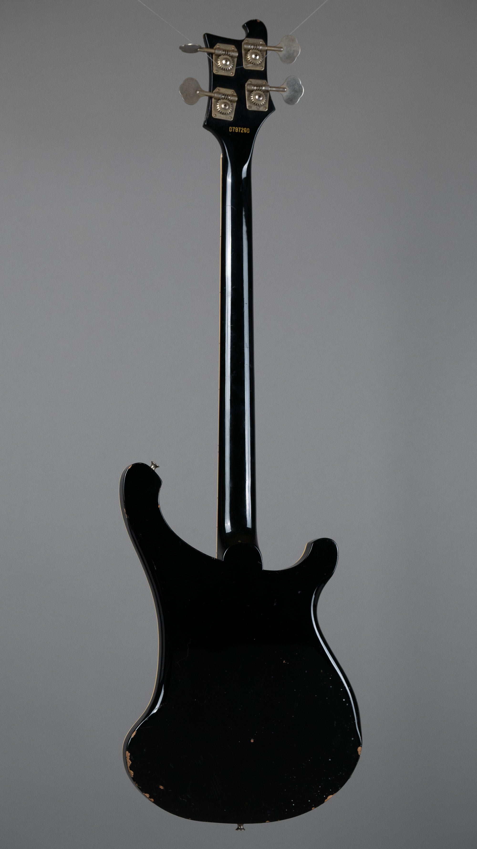 1979 Greco 'Rickenbacker 4001 Copy' Bass (Japan, Left Handed, Black, Fretless)