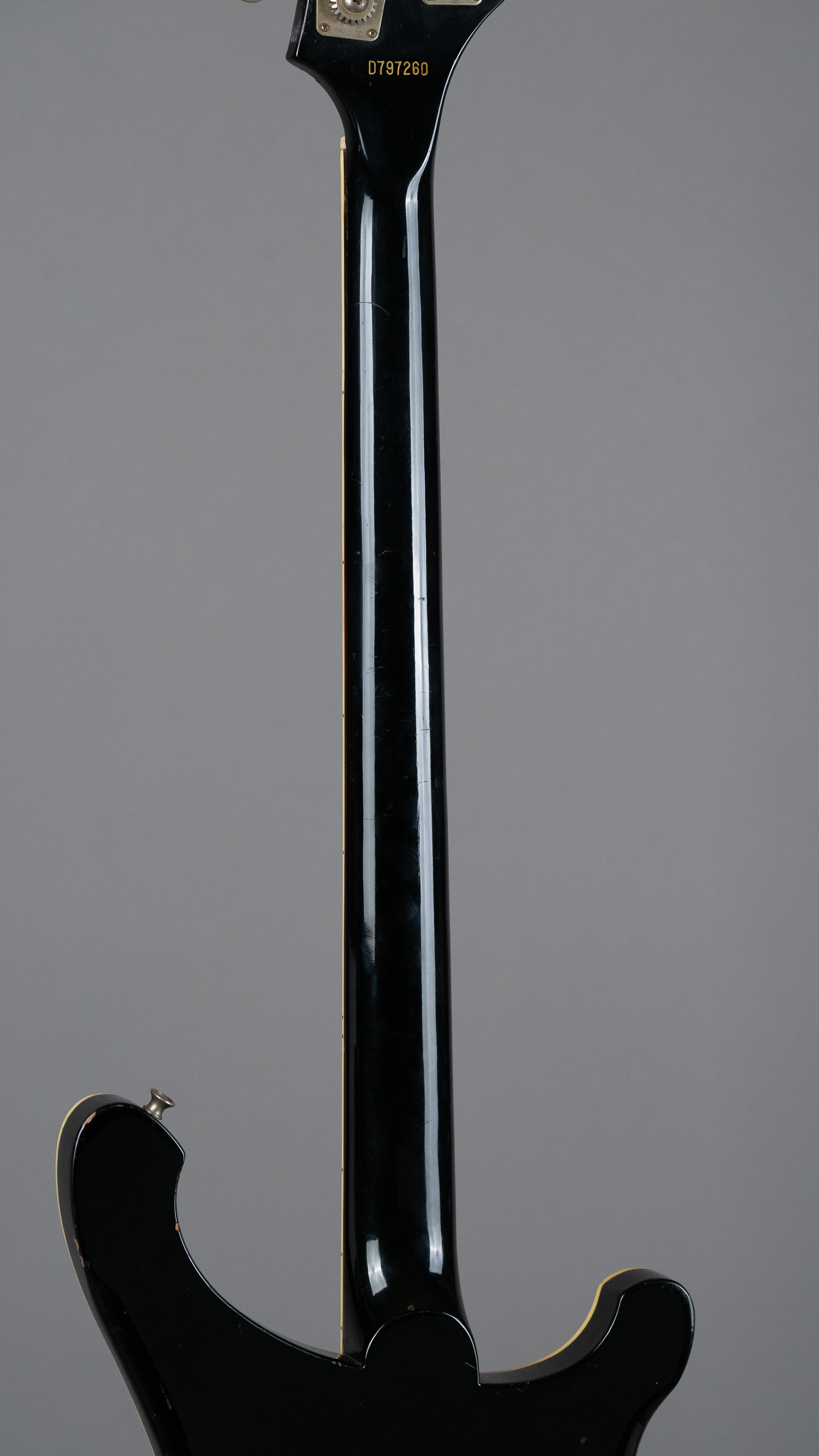 1979 Greco 'Rickenbacker 4001 Copy' Bass (Japan, Left Handed, Black, Fretless)