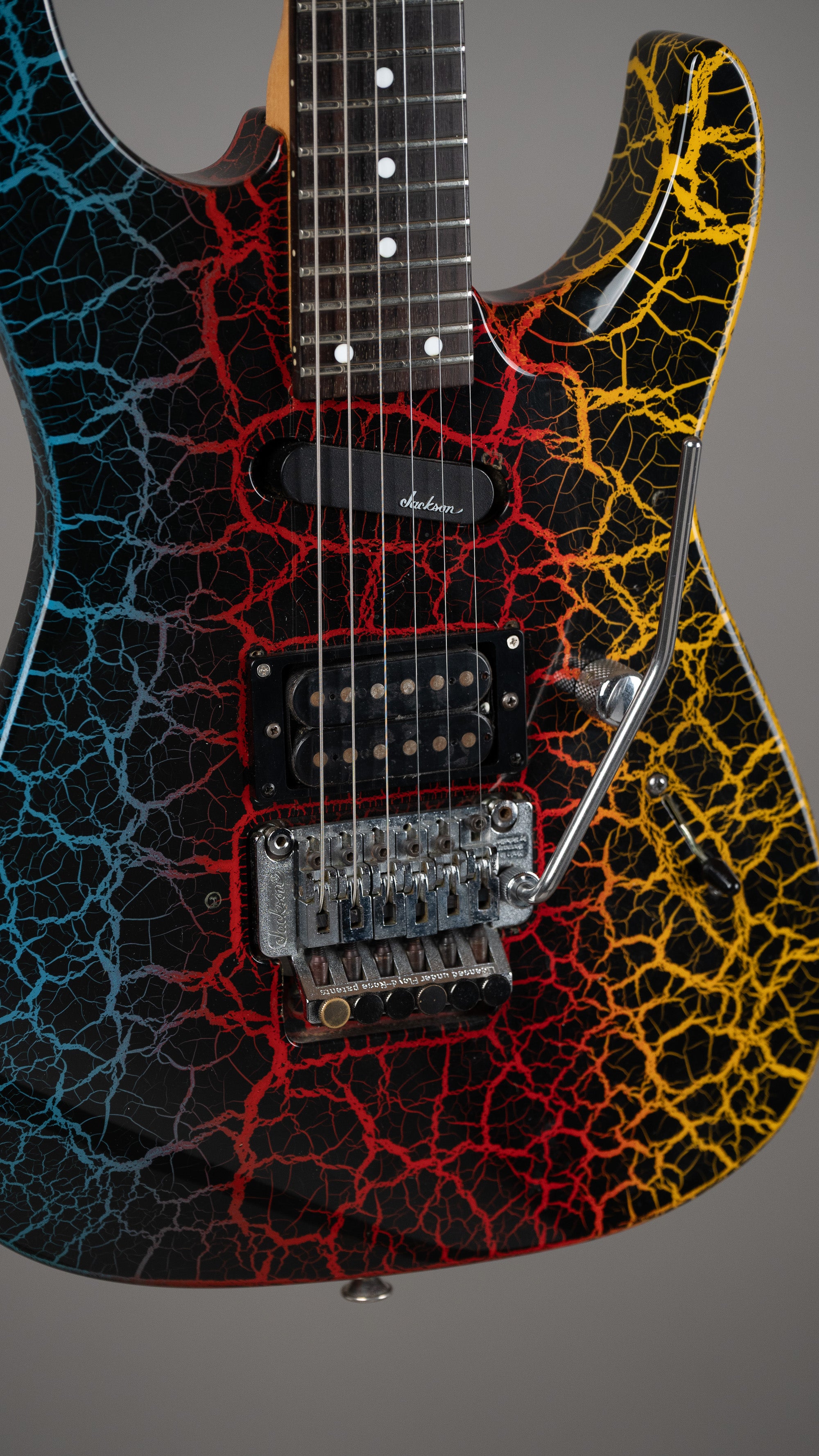 1988 Charvel Fusion Deluxe (Japan, Rainbow Crackle)