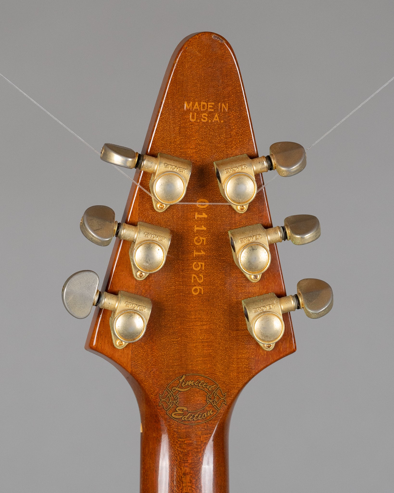 2001 Gibson LTD 58 Reissue Flying V (USA, Natural, HSC)