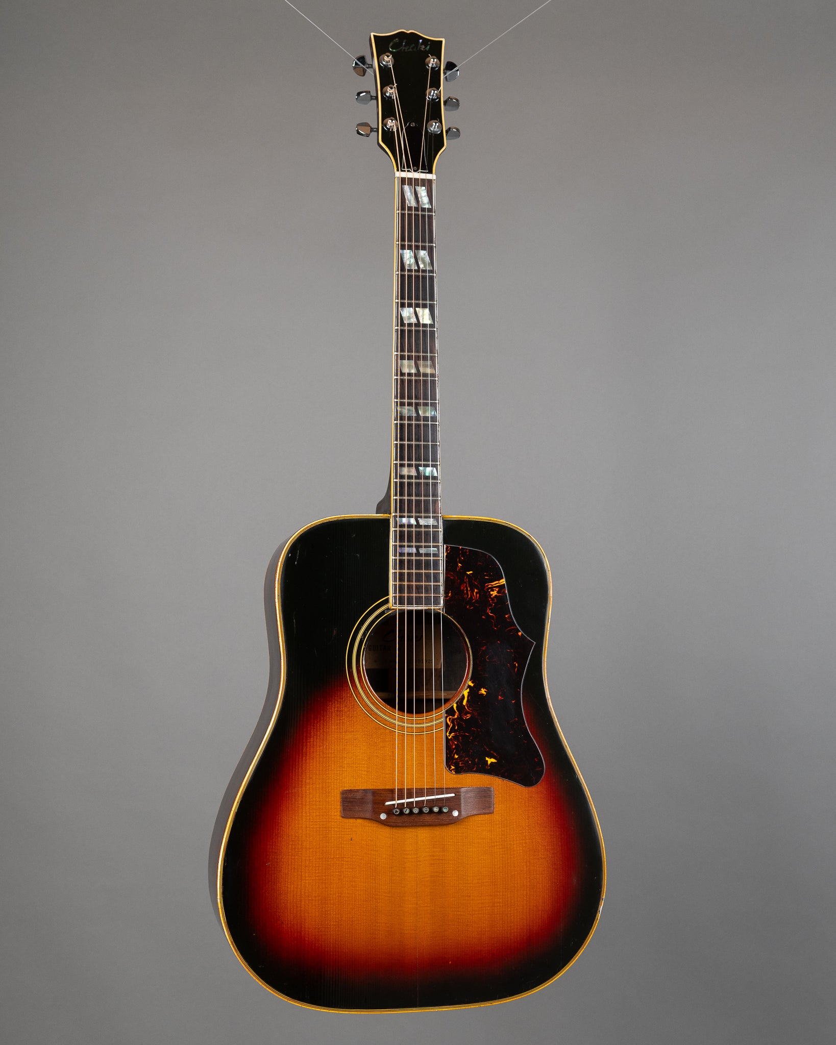 c1970s Chaki W-3 'Southern Jumbo' Acoustic (Japan, Sunburst, HSC)