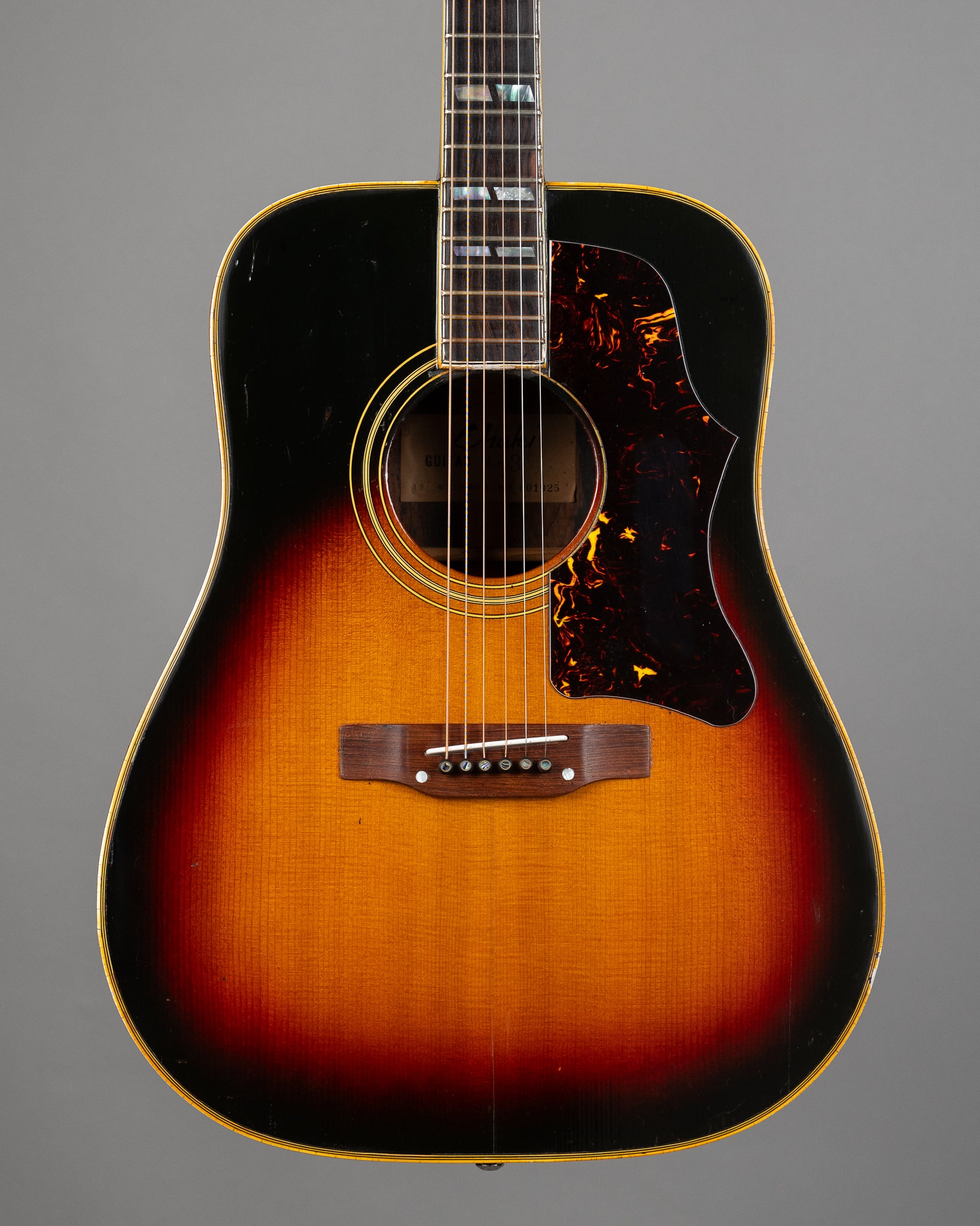 c1970s Chaki W-3 'Southern Jumbo' Acoustic (Japan, Sunburst, HSC)