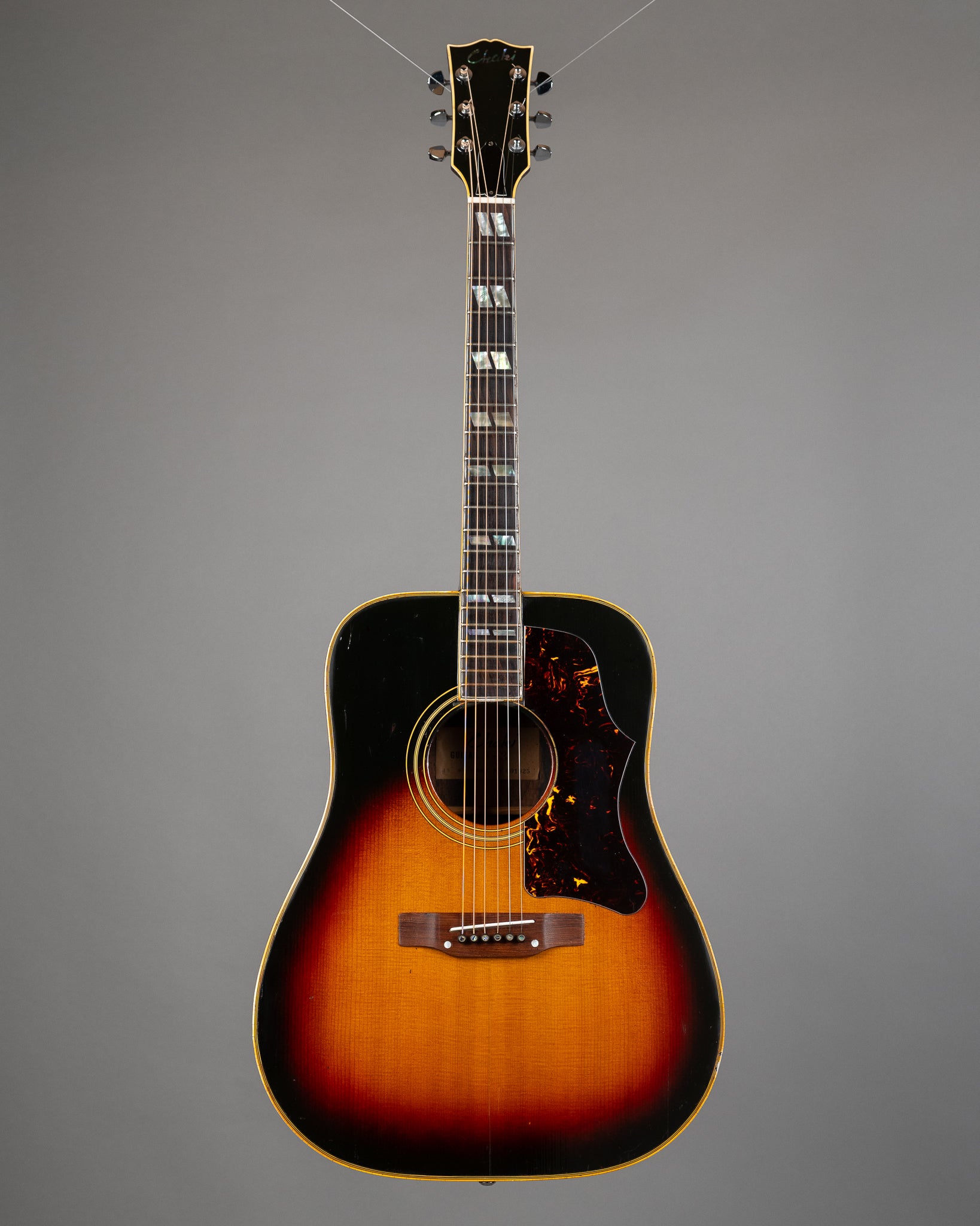 c1970s Chaki W-3 'Southern Jumbo' Acoustic (Japan, Sunburst, HSC)