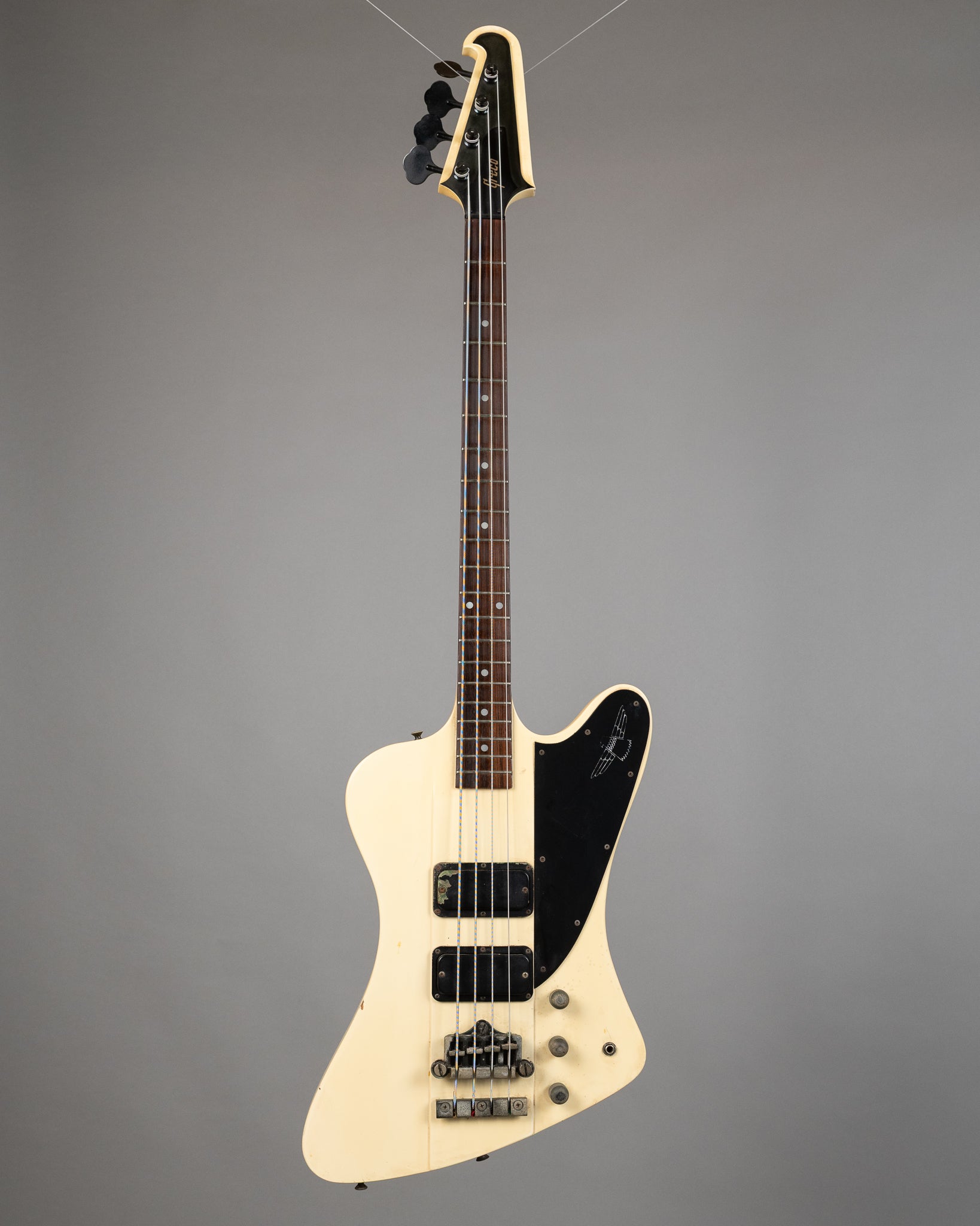 1989 Greco TB-65 Thunderbird Bass (Japan, Alpine White)