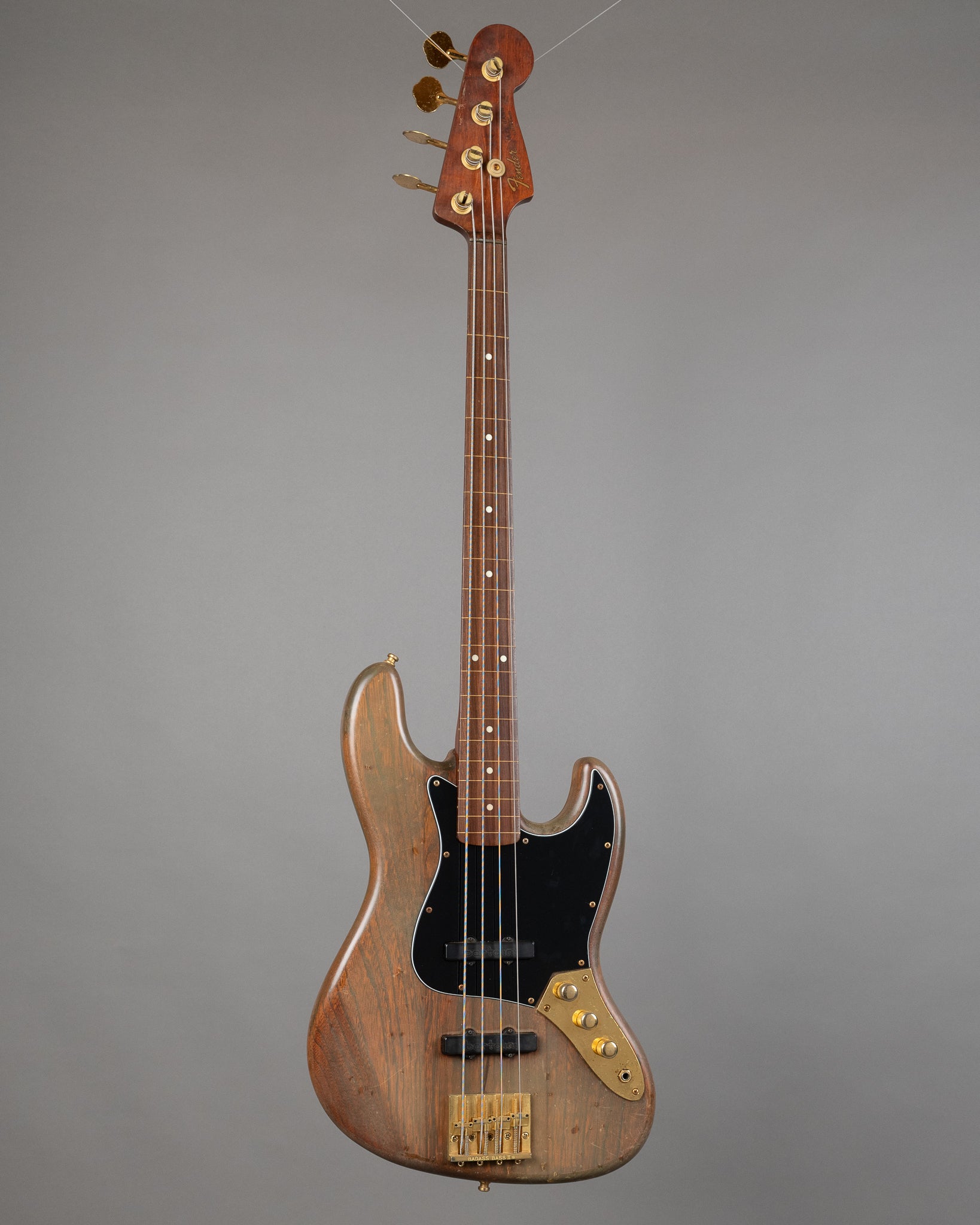 1991 Fender Walnut Fretless Jazz Bass (Japan, Walnut, Bartolini Pickups)