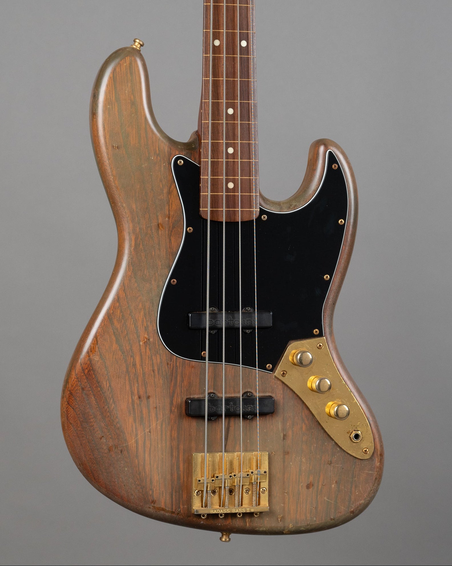 1991 Fender Walnut Fretless Jazz Bass (Japan, Walnut, Bartolini Pickups)