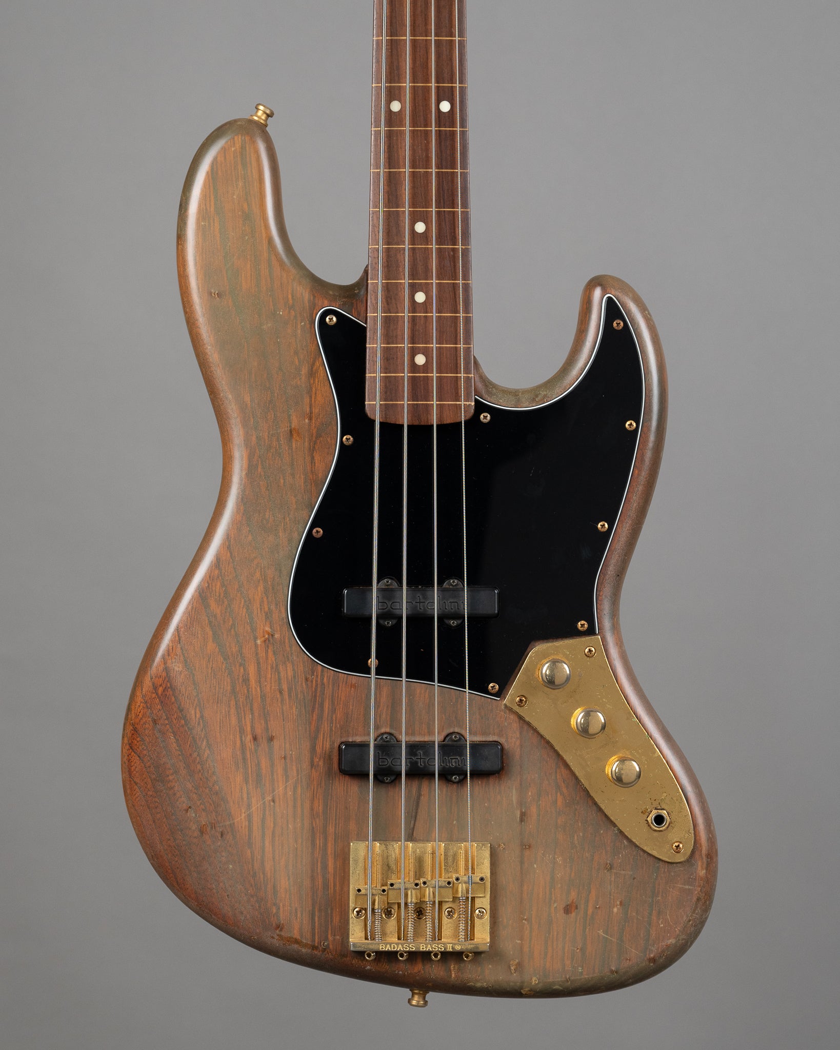 1991 Fender Walnut Fretless Jazz Bass (Japan, Walnut, Bartolini Pickups)