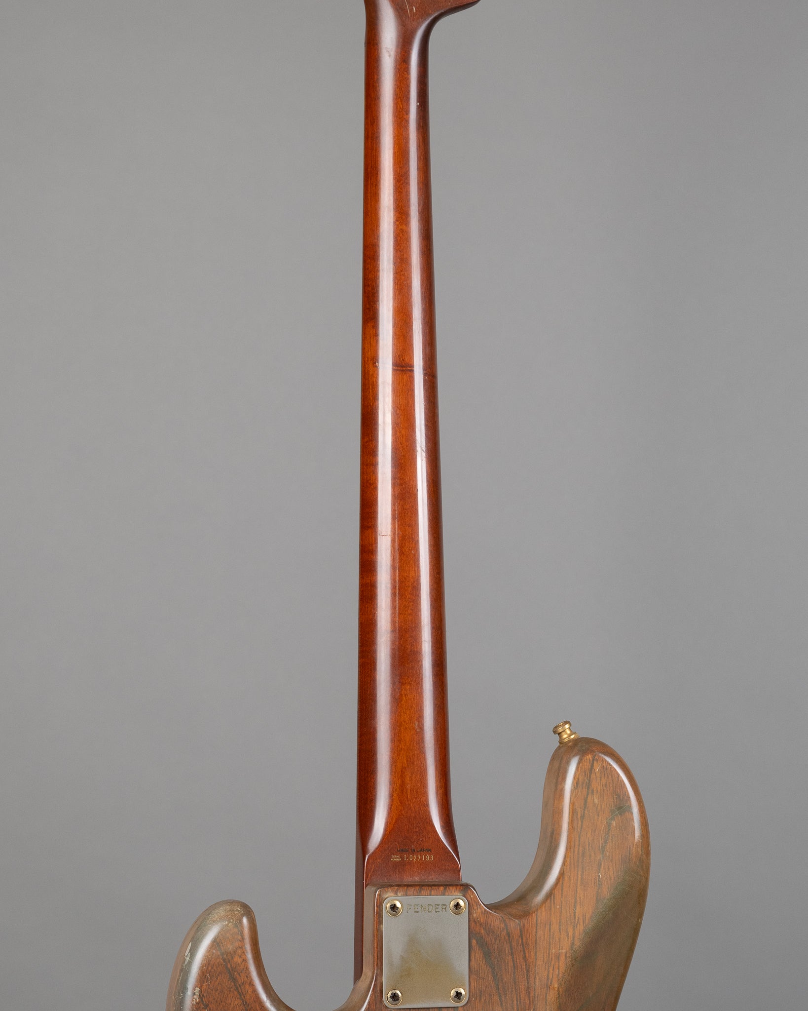 1991 Fender Walnut Fretless Jazz Bass (Japan, Walnut, Bartolini Pickups)