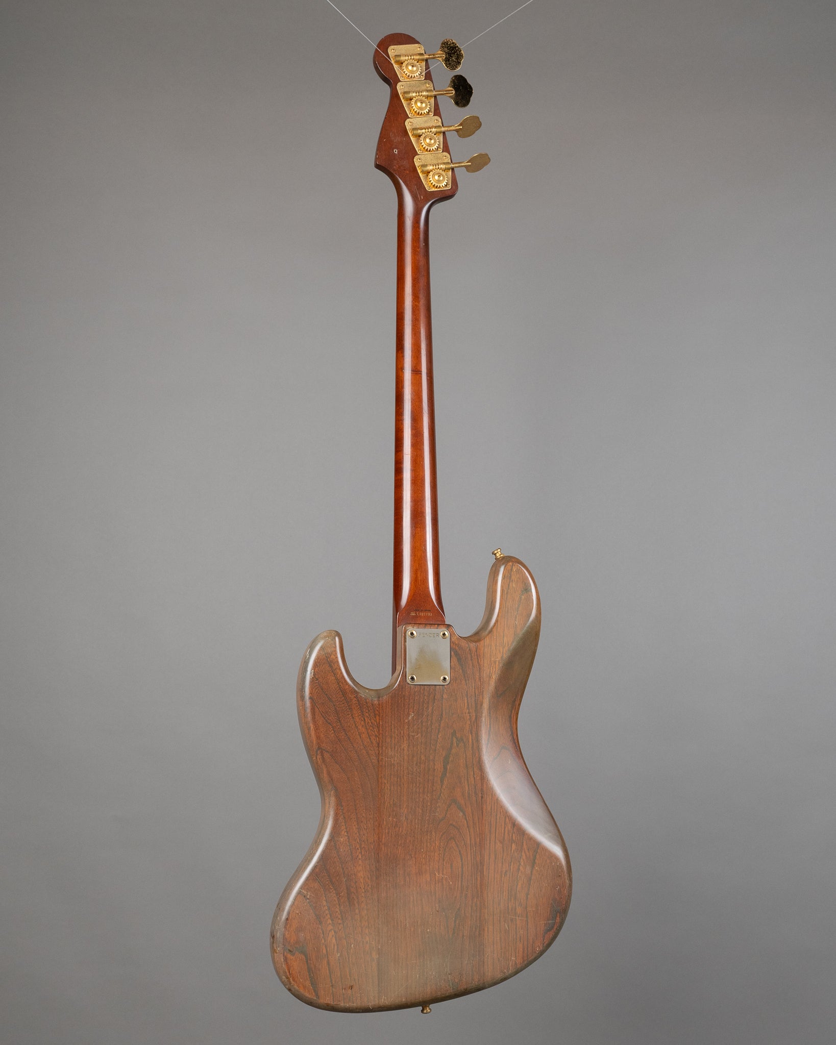 1991 Fender Walnut Fretless Jazz Bass (Japan, Walnut, Bartolini Pickups)