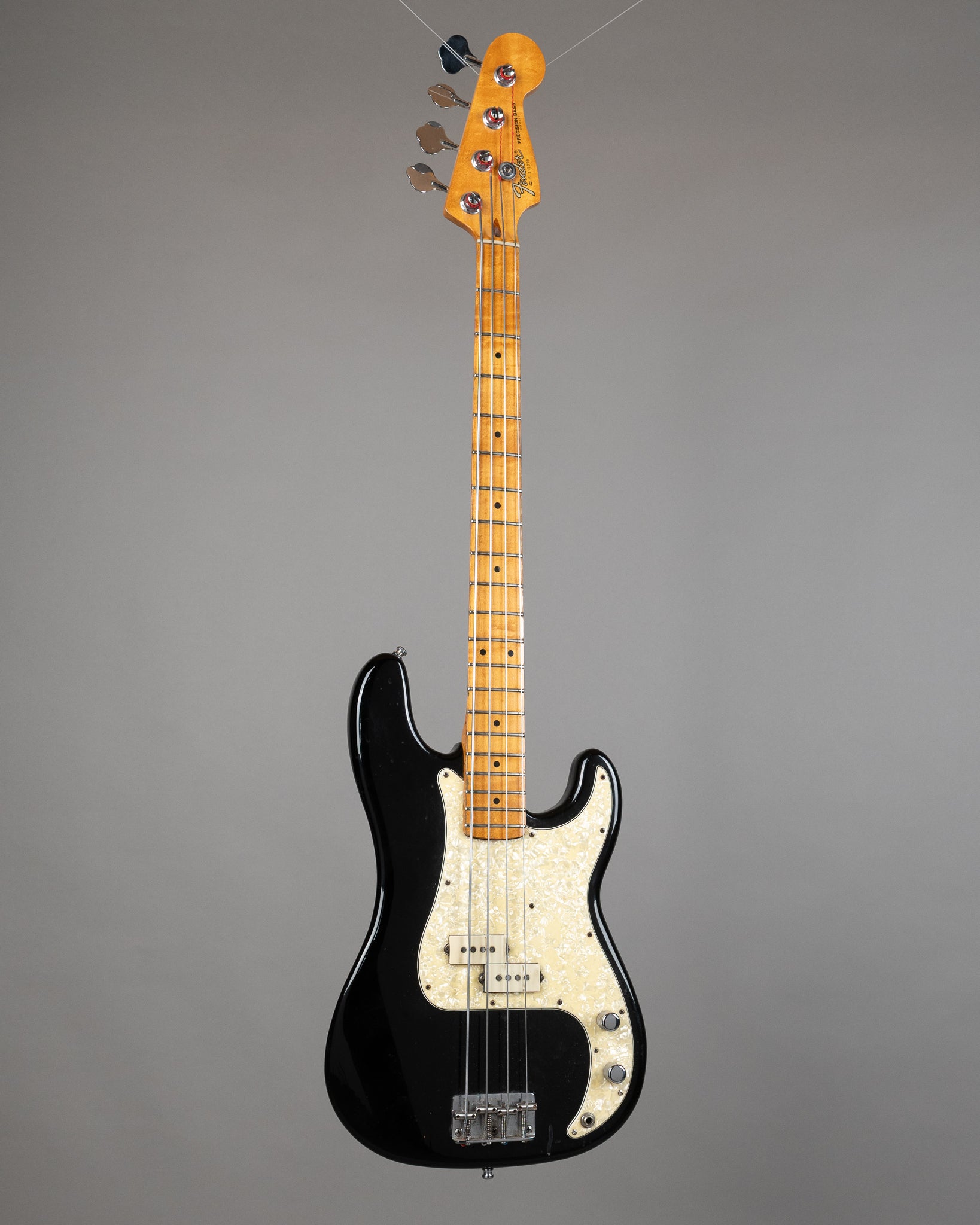 1983 Fender Fullerton Factory Standard Precision Bass (USA, Black, OHSC)