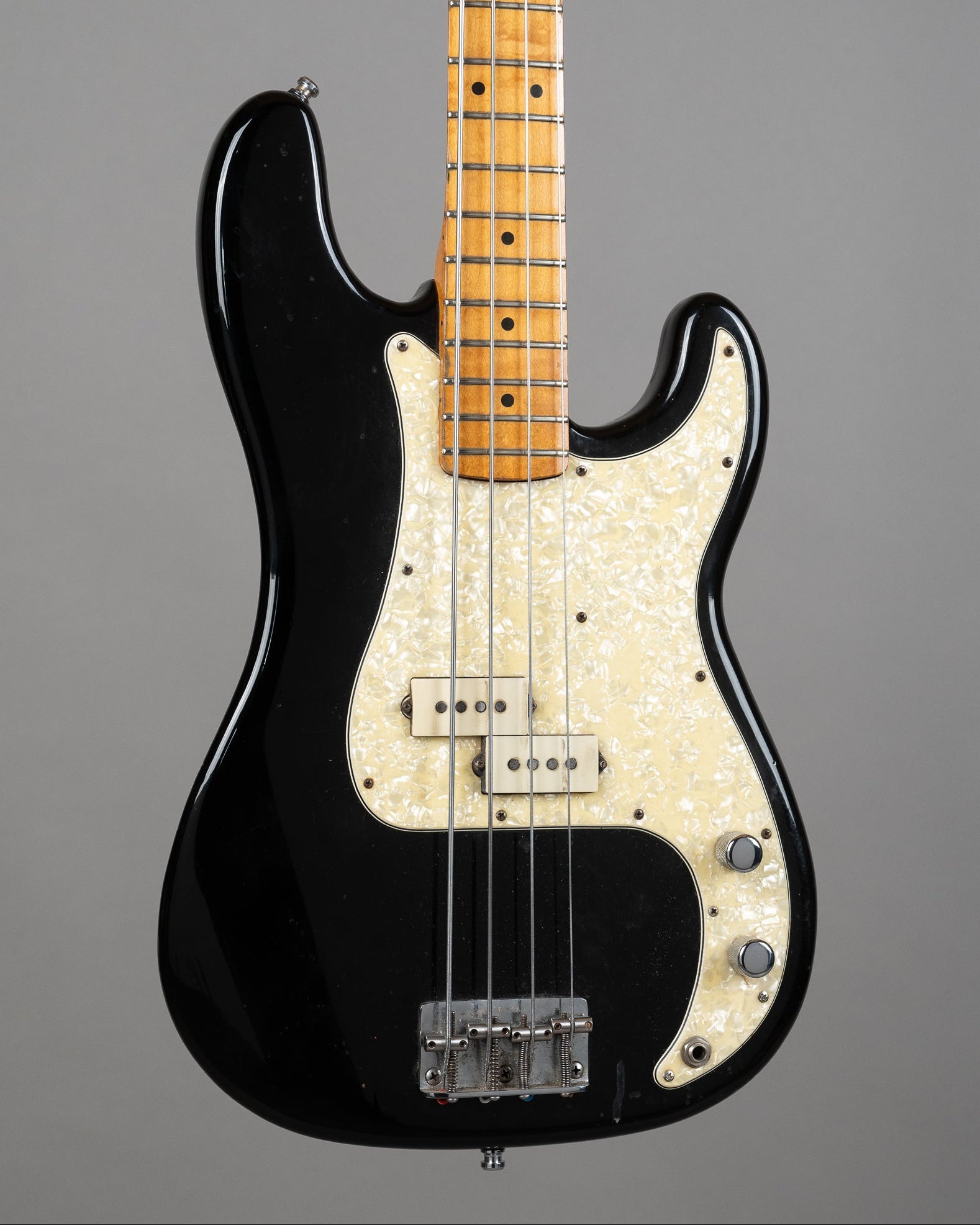 1983 Fender Fullerton Factory Standard Precision Bass (USA, Black, OHSC)