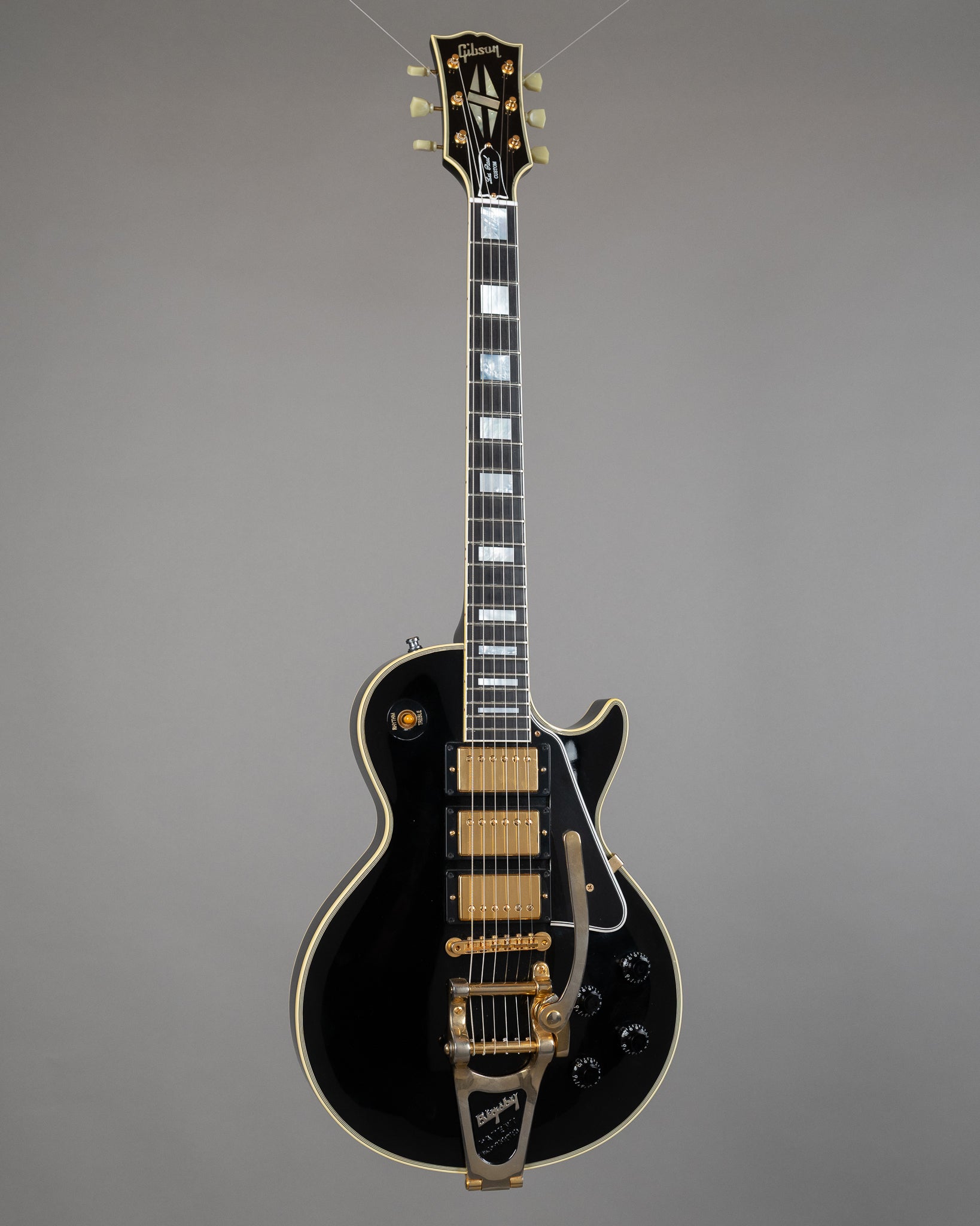 2008 Gibson '57 Custom Shop Les Paul Custom (USA, Black, OHSC)