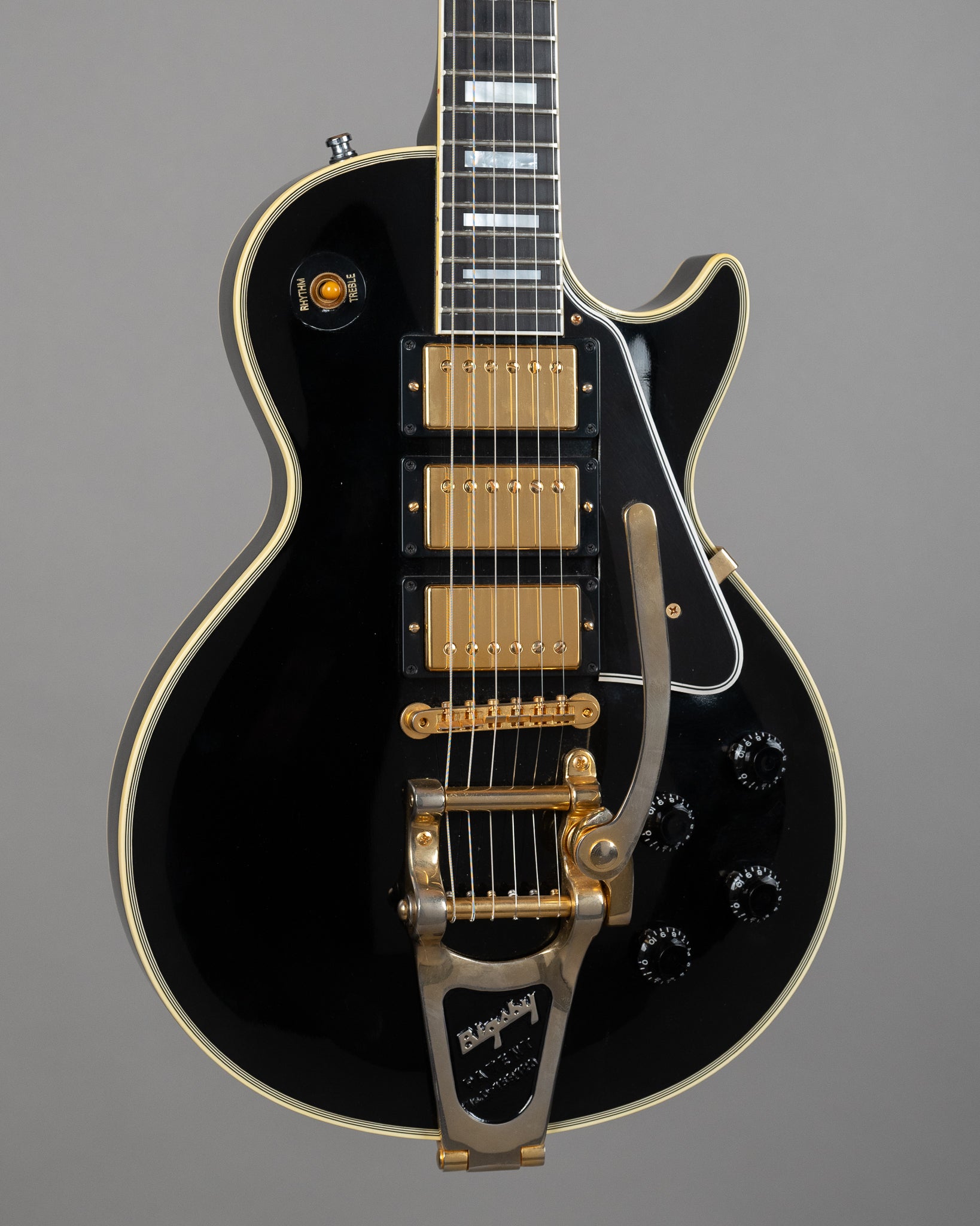 2008 Gibson '57 Custom Shop Les Paul Custom (USA, Black, OHSC)