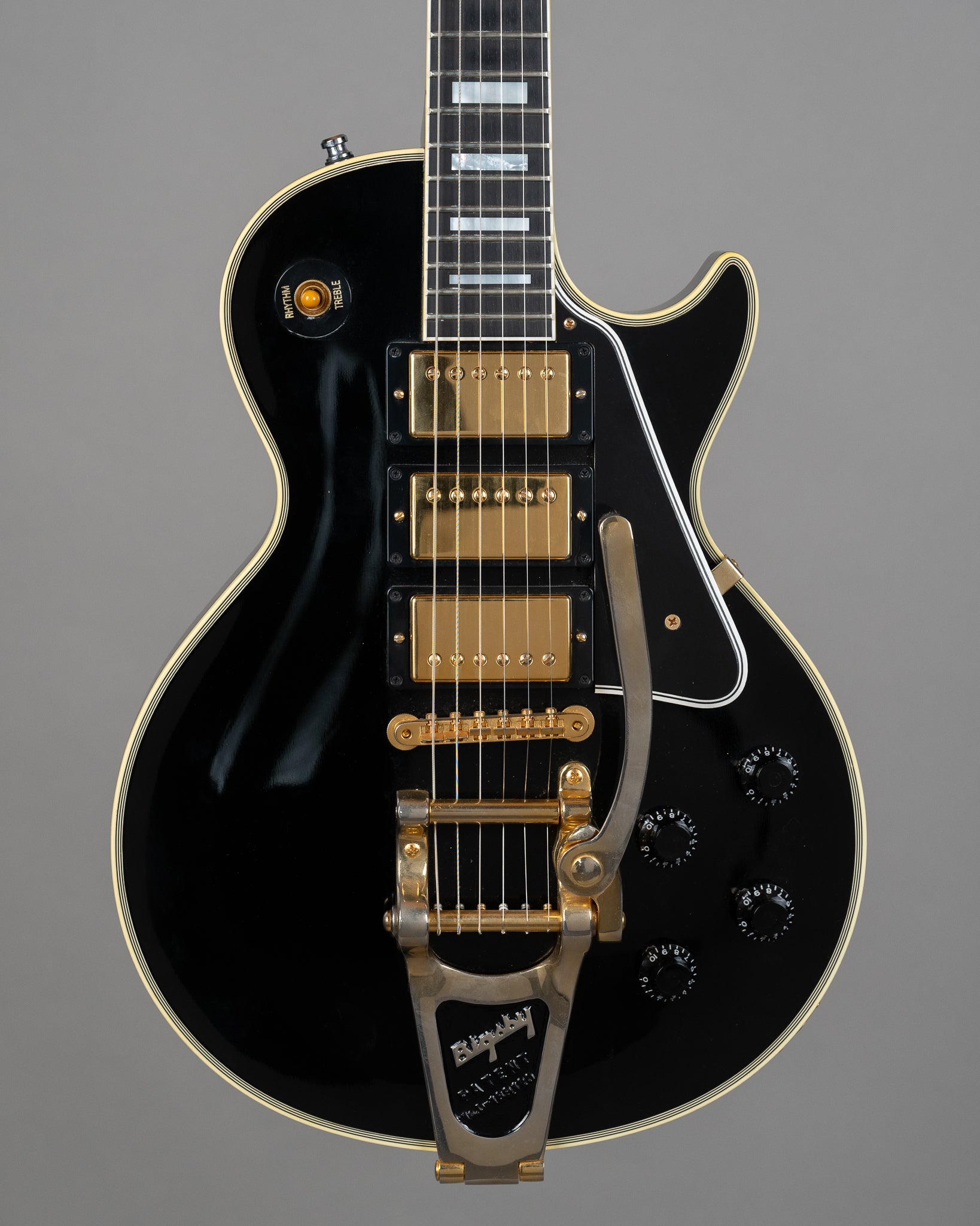 2008 Gibson '57 Custom Shop Les Paul Custom (USA, Black, OHSC)