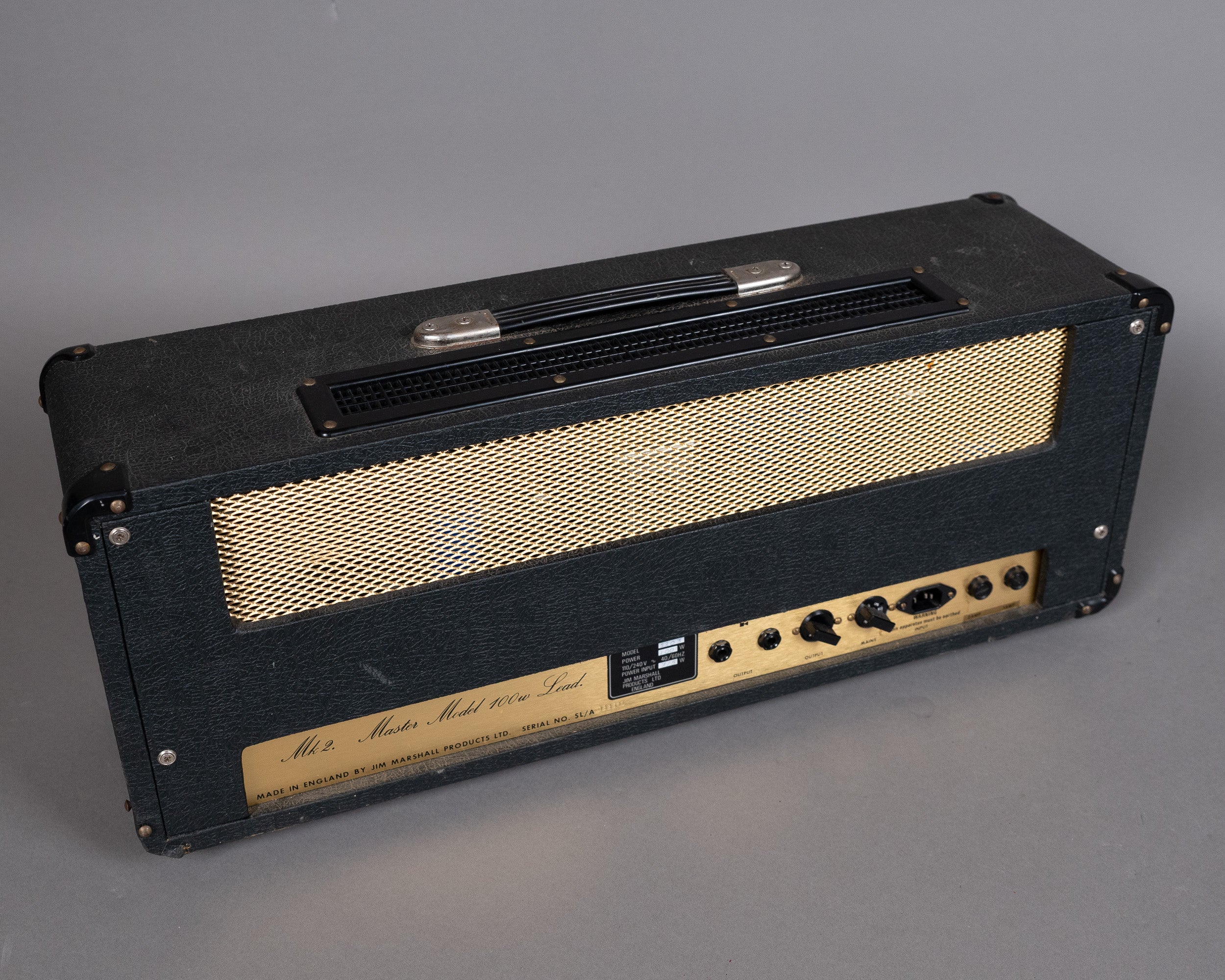 1979 Marshall JMP Mk2 Master Model Lead 100-Watt Guitar Amp Head