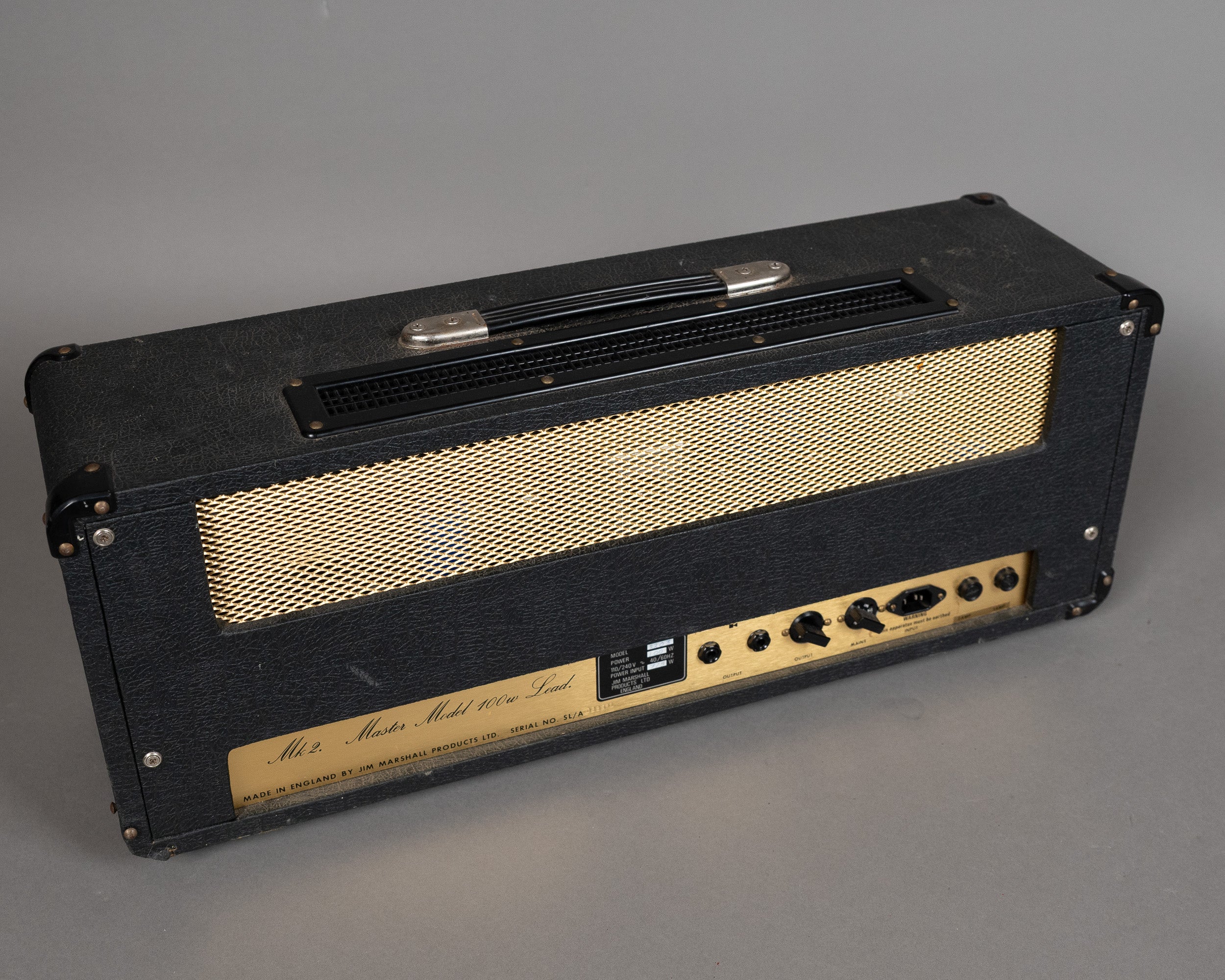 1979 Marshall JMP Mk2 Master Model Lead 100-Watt Guitar Amp Head