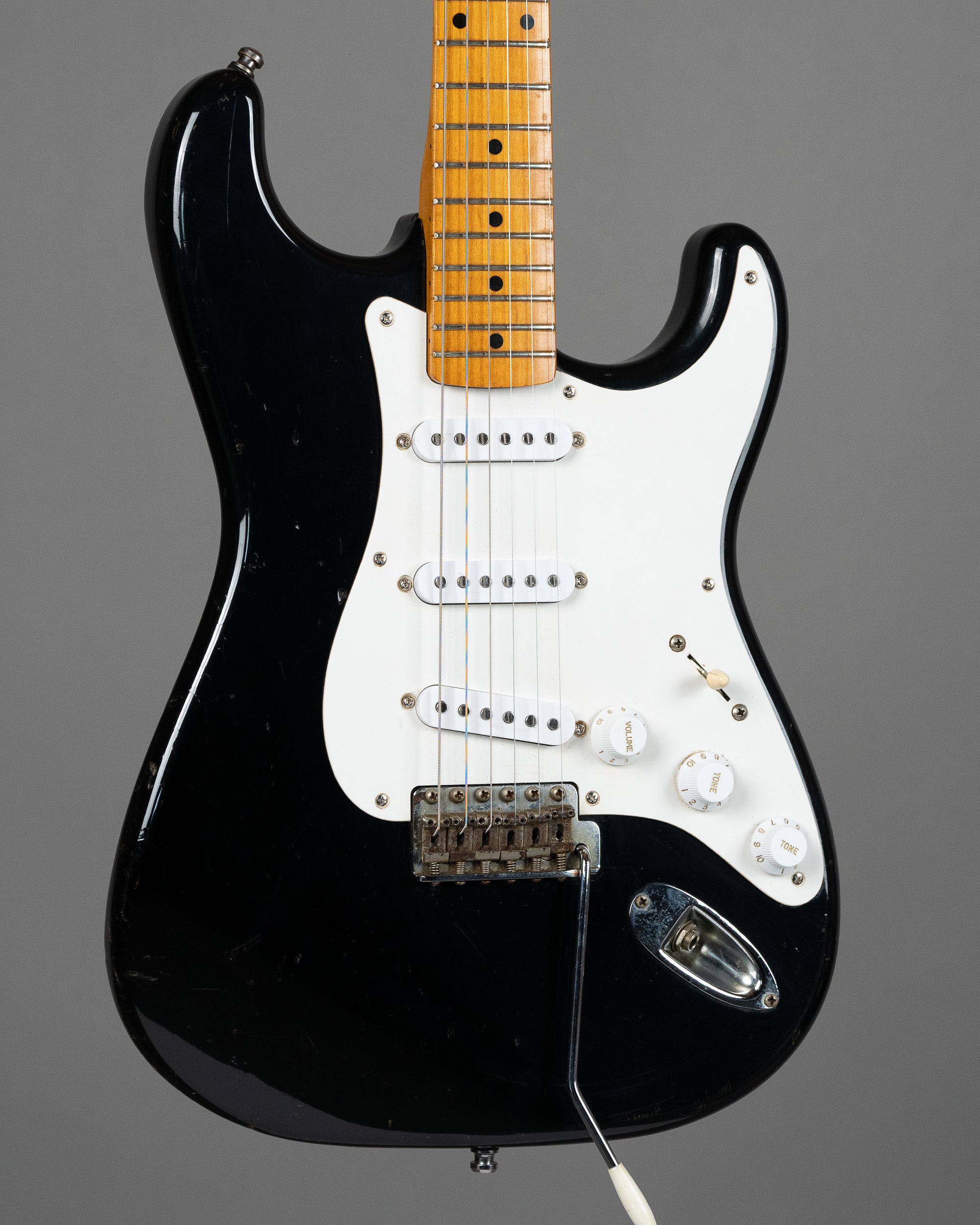 c1980 Tokai S-Type w/ V Neck (Japan, Black)*